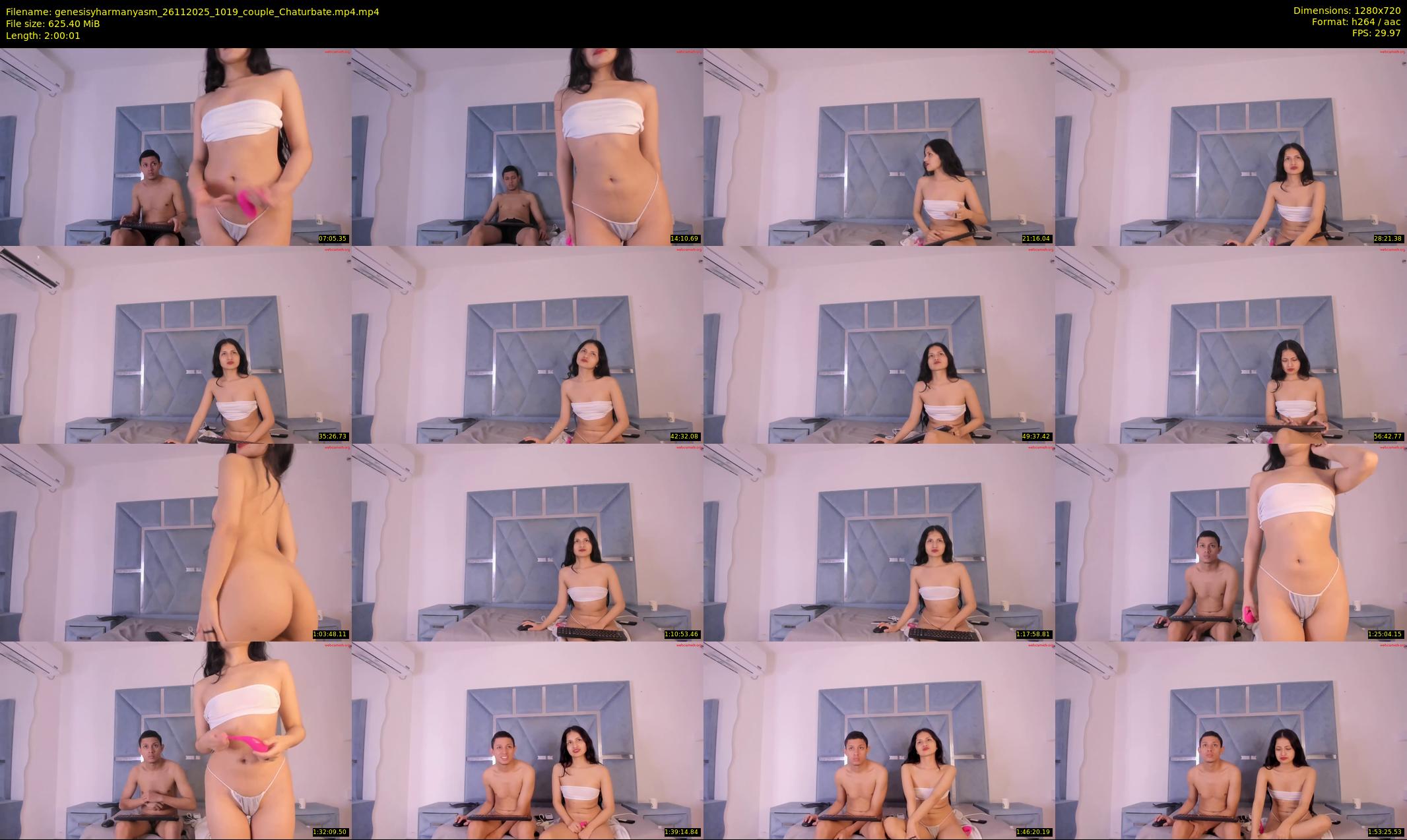 genesisyharmanyasm — 121 minute Chaturbate couple cam show recording, 720p, Nov 26, 2025