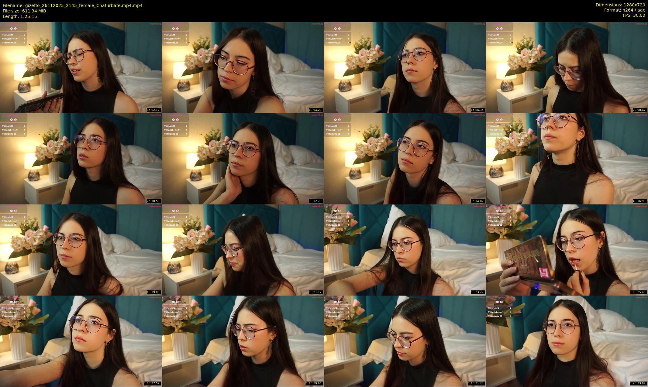 gizefto — 86 minute Chaturbate female cam show recording, 720p, Nov 26, 2025