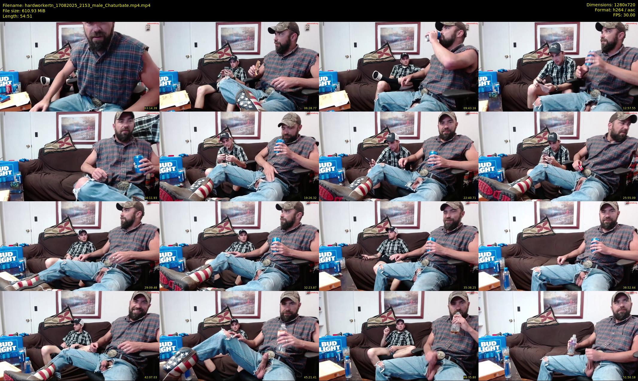 hardworkertn — 55 minute Chaturbate male cam show recording, 720p, Aug 17, 2025
