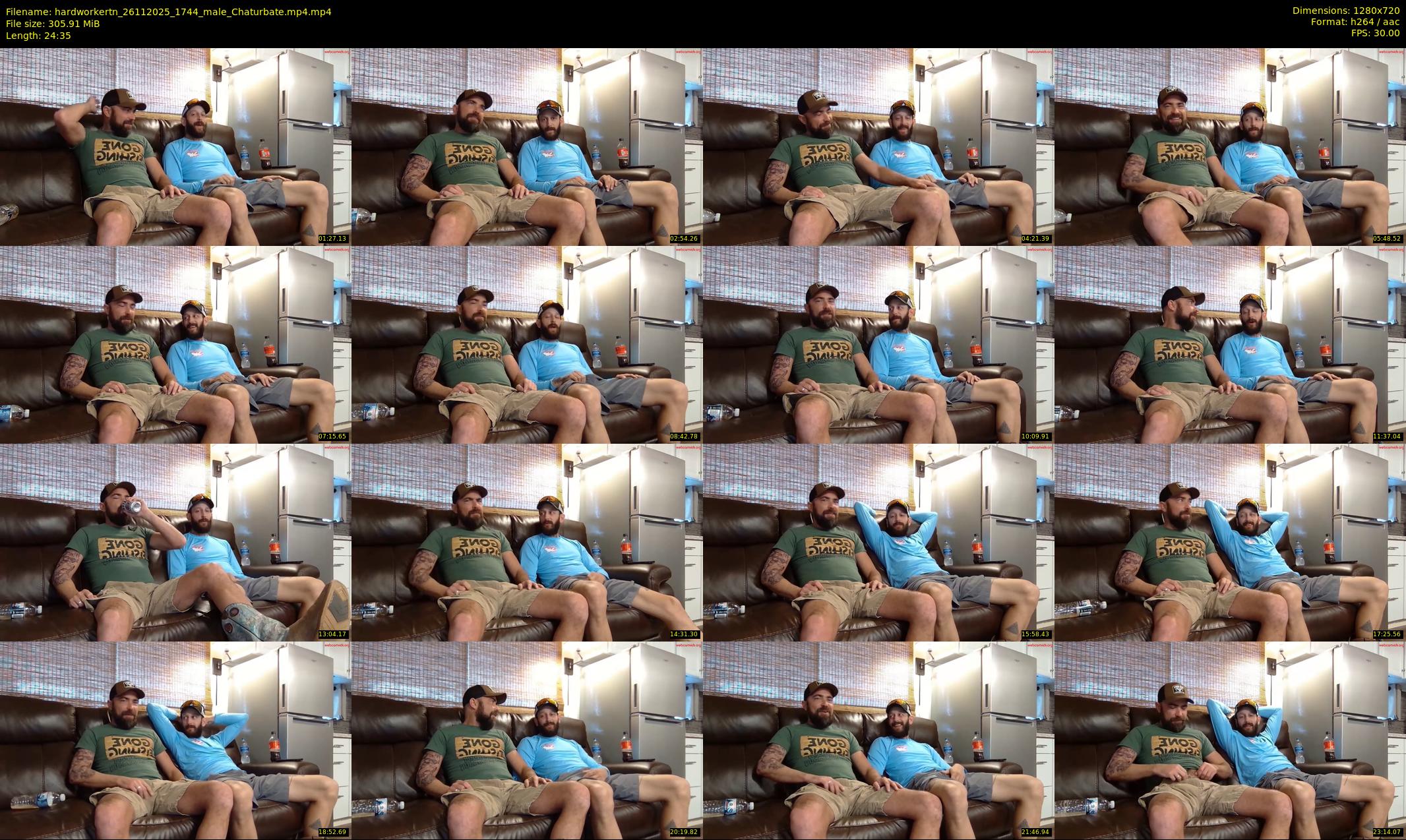 hardworkertn — 25 minute Chaturbate male cam show recording, 720p, Nov 26, 2025