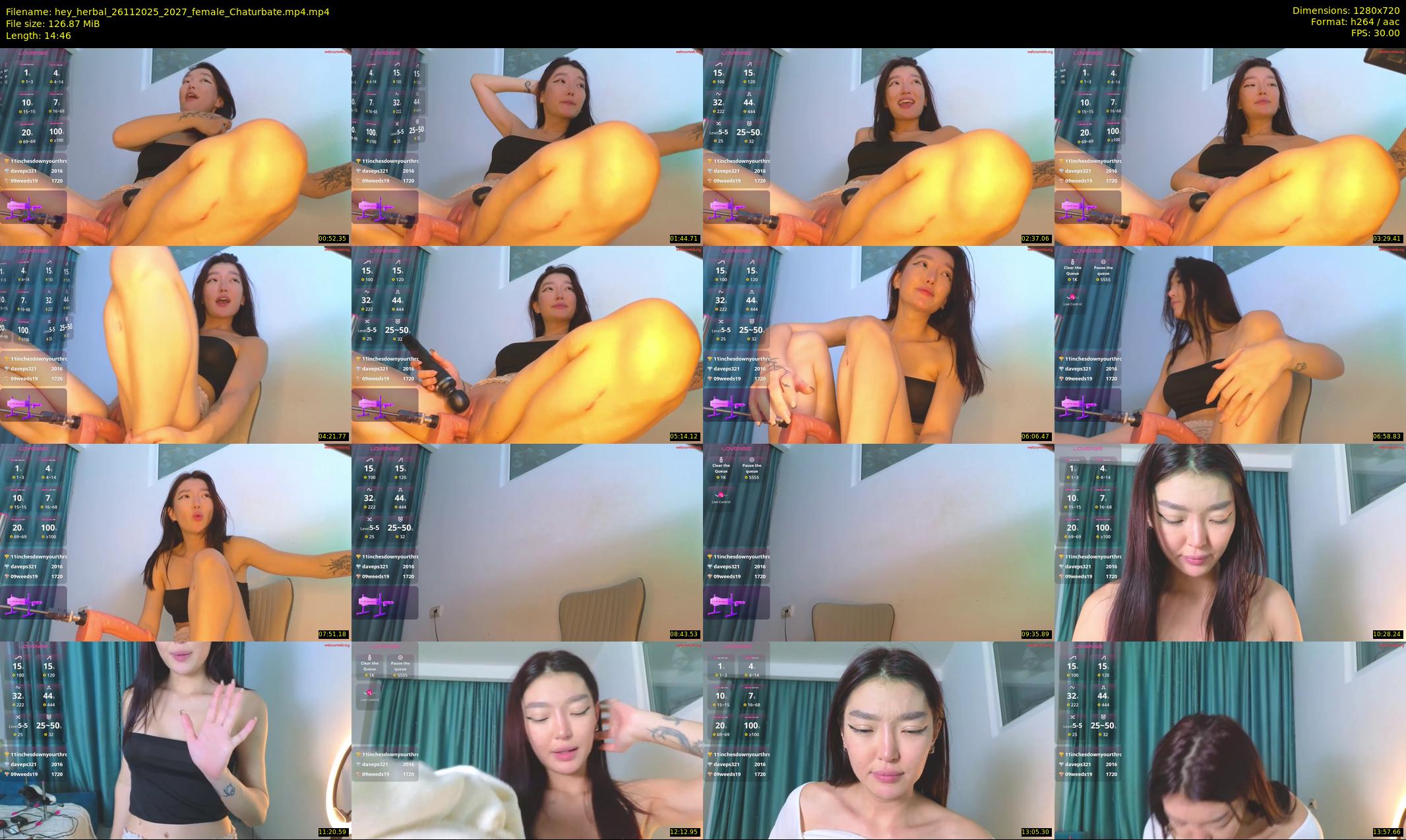 hey_herbal — 15 minute Chaturbate female cam show recording, 720p, Nov 26, 2025