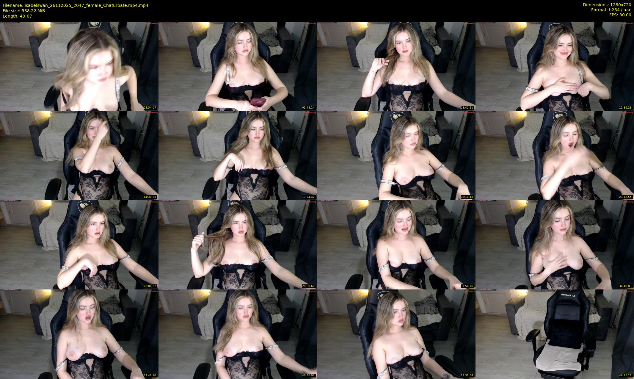 isabelswan — 50 minute Chaturbate female cam show recording, 720p, Nov 26, 2025