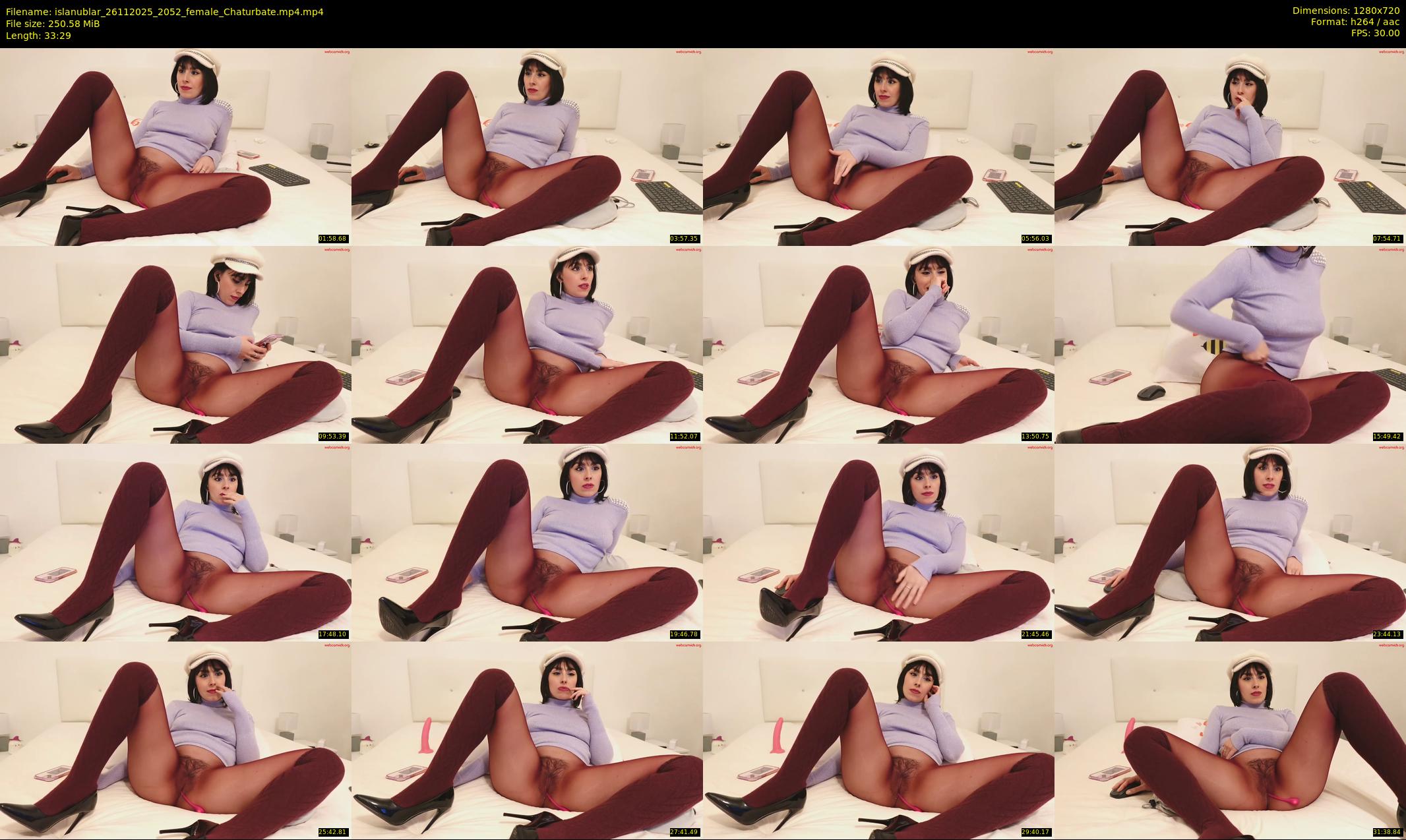 islanublar — 34 minute Chaturbate female cam show recording, 720p, Nov 26, 2025