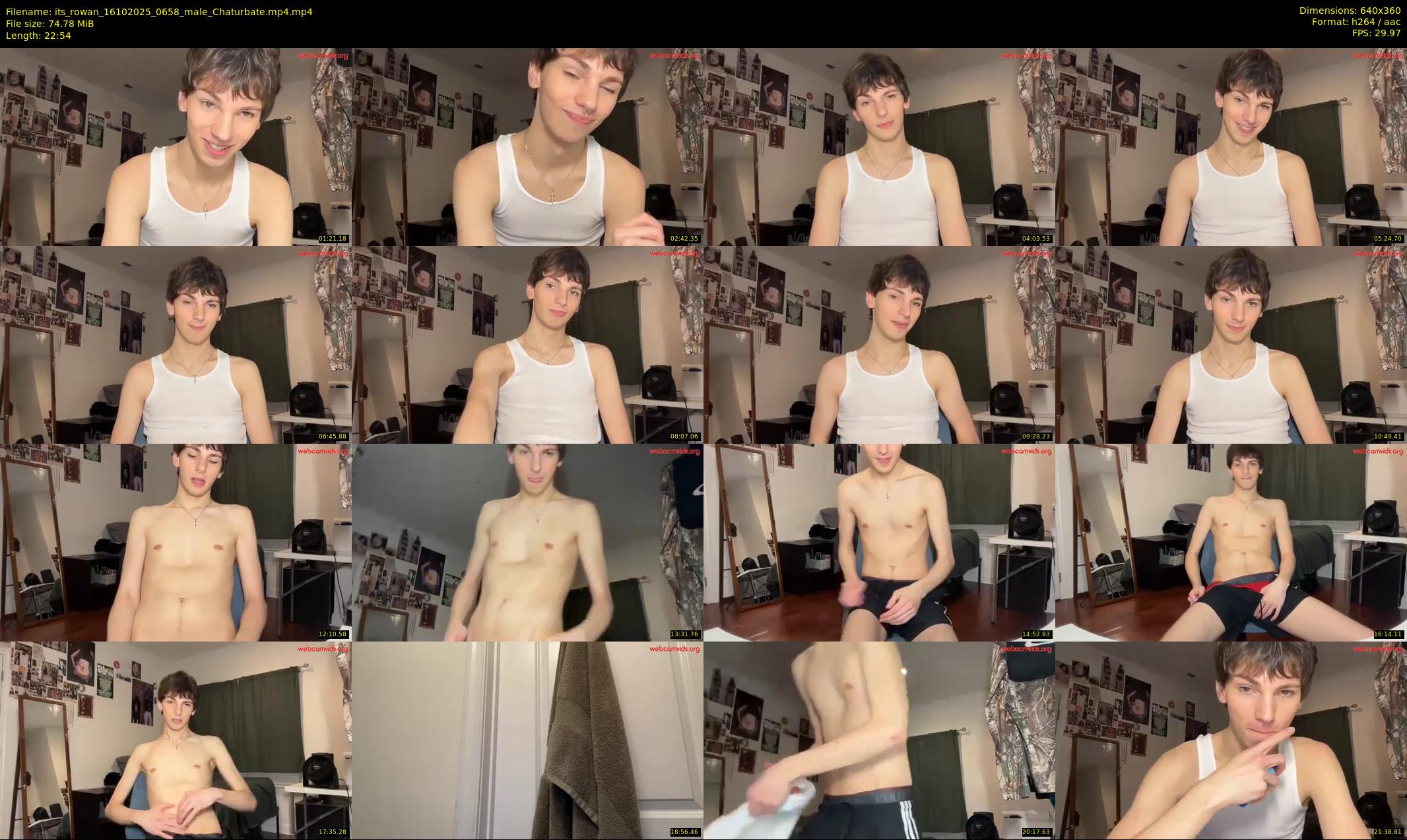 its_rowan — 23 minute Chaturbate male cam show recording, 360p, Oct 16, 2025