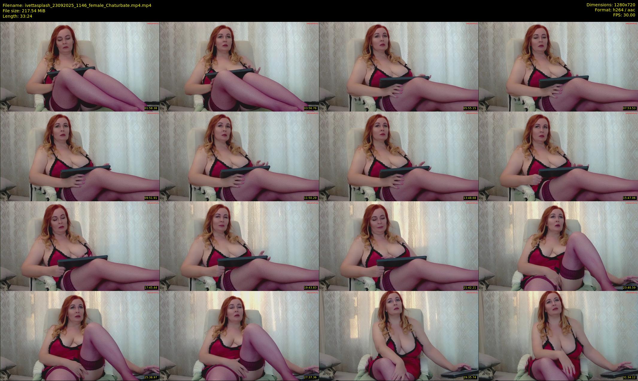 ivettasplash — 34 minute Chaturbate female cam show recording, 720p, Sep 23, 2025