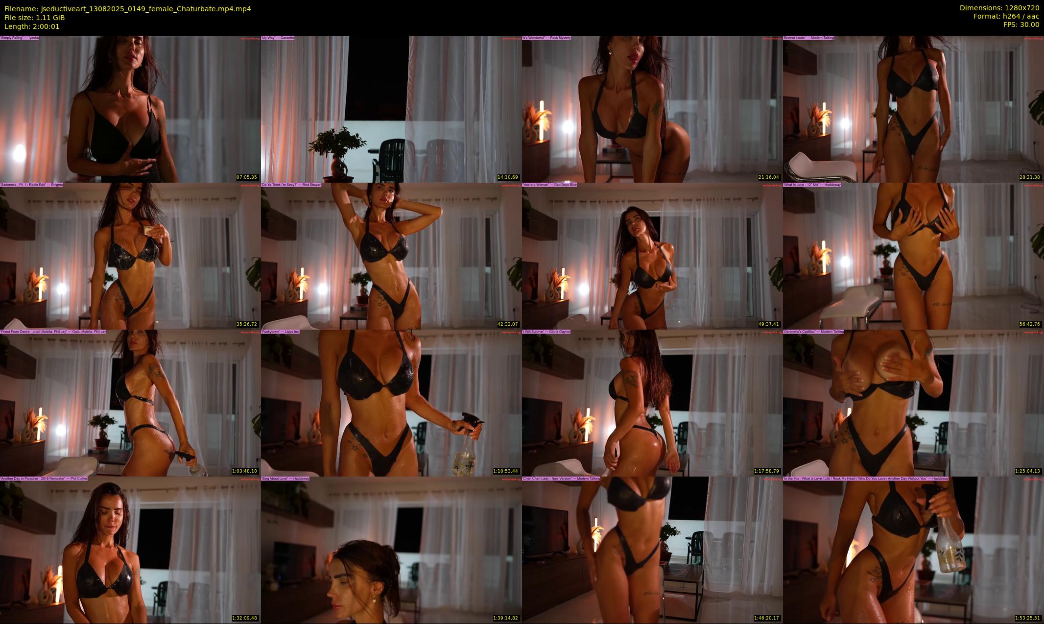 jseductiveart — 121 minute Chaturbate female cam show recording, 720p, Aug 13, 2025