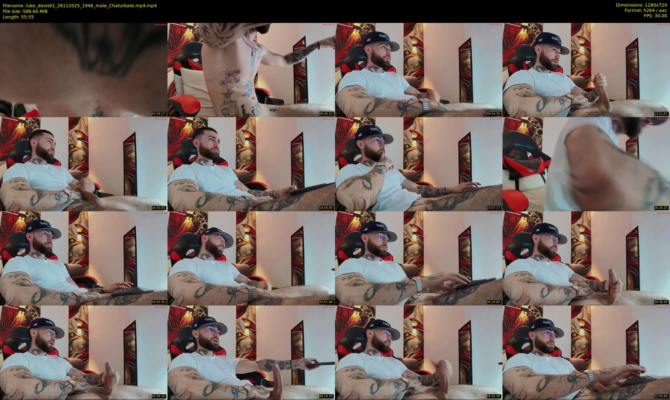 luke_davis01 — 56 minute Chaturbate male cam show recording, 720p, Nov 26, 2025