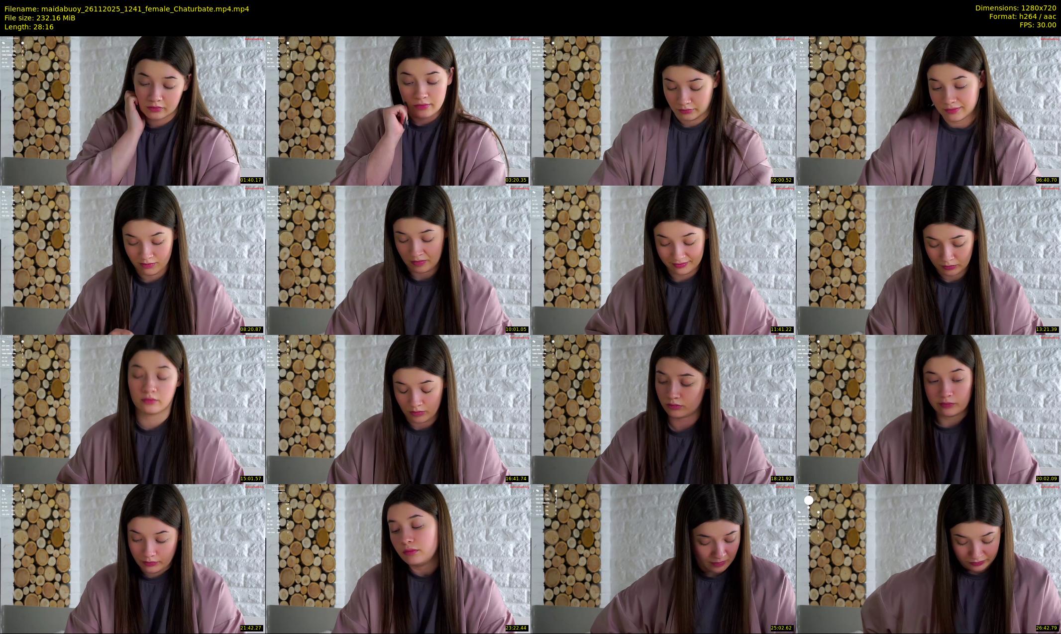 maidabuoy — 29 minute Chaturbate female cam show recording, 720p, Nov 26, 2025