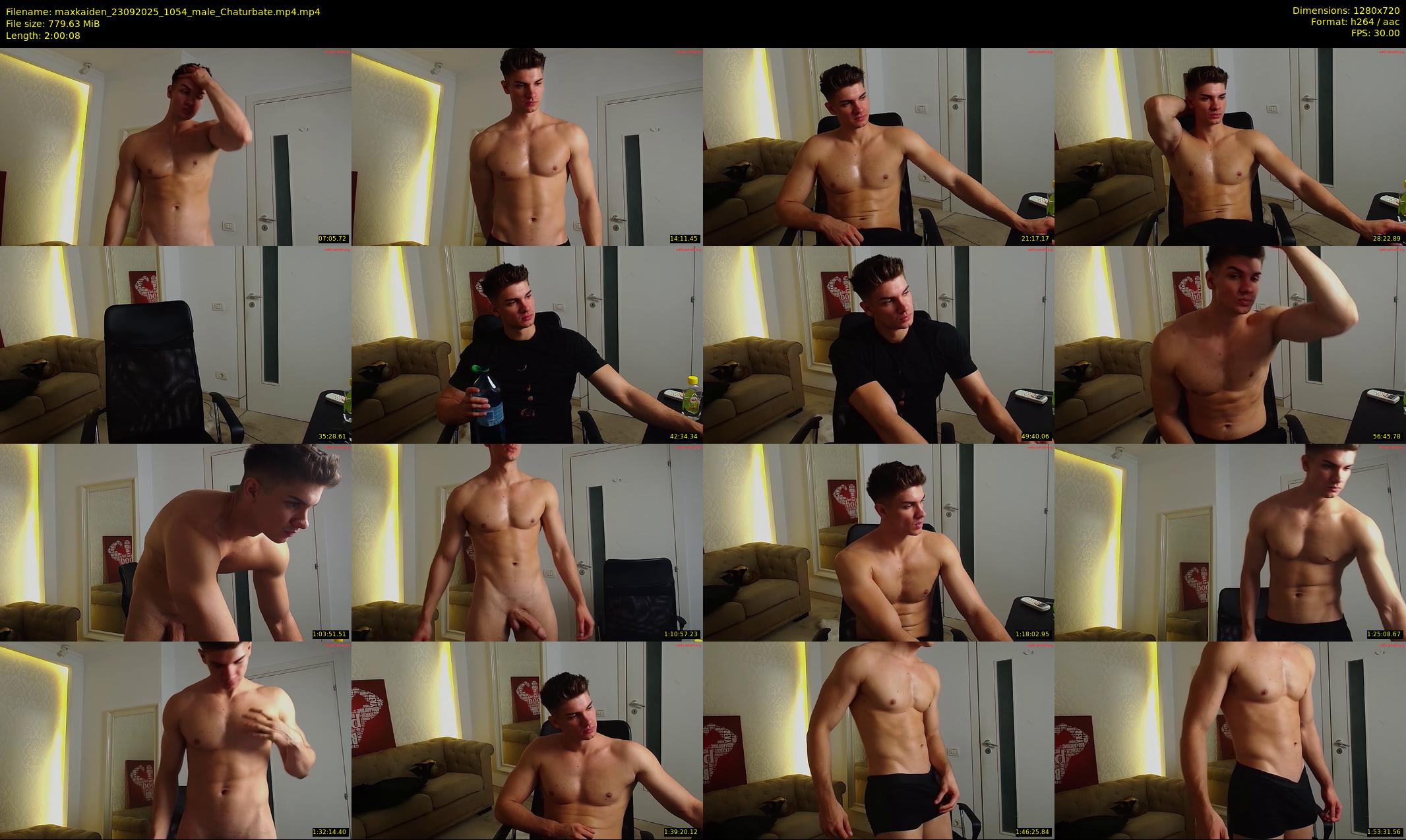 maxkaiden — 121 minute Chaturbate male cam show recording, 720p, Sep 23, 2025