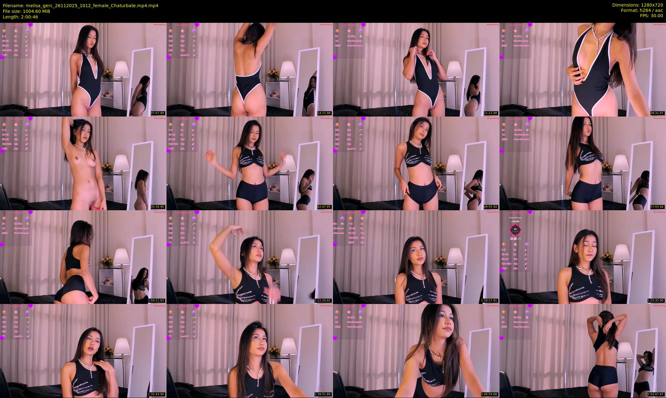 melisa_gerc — 121 minute Chaturbate female cam show recording, 720p, Nov 26, 2025