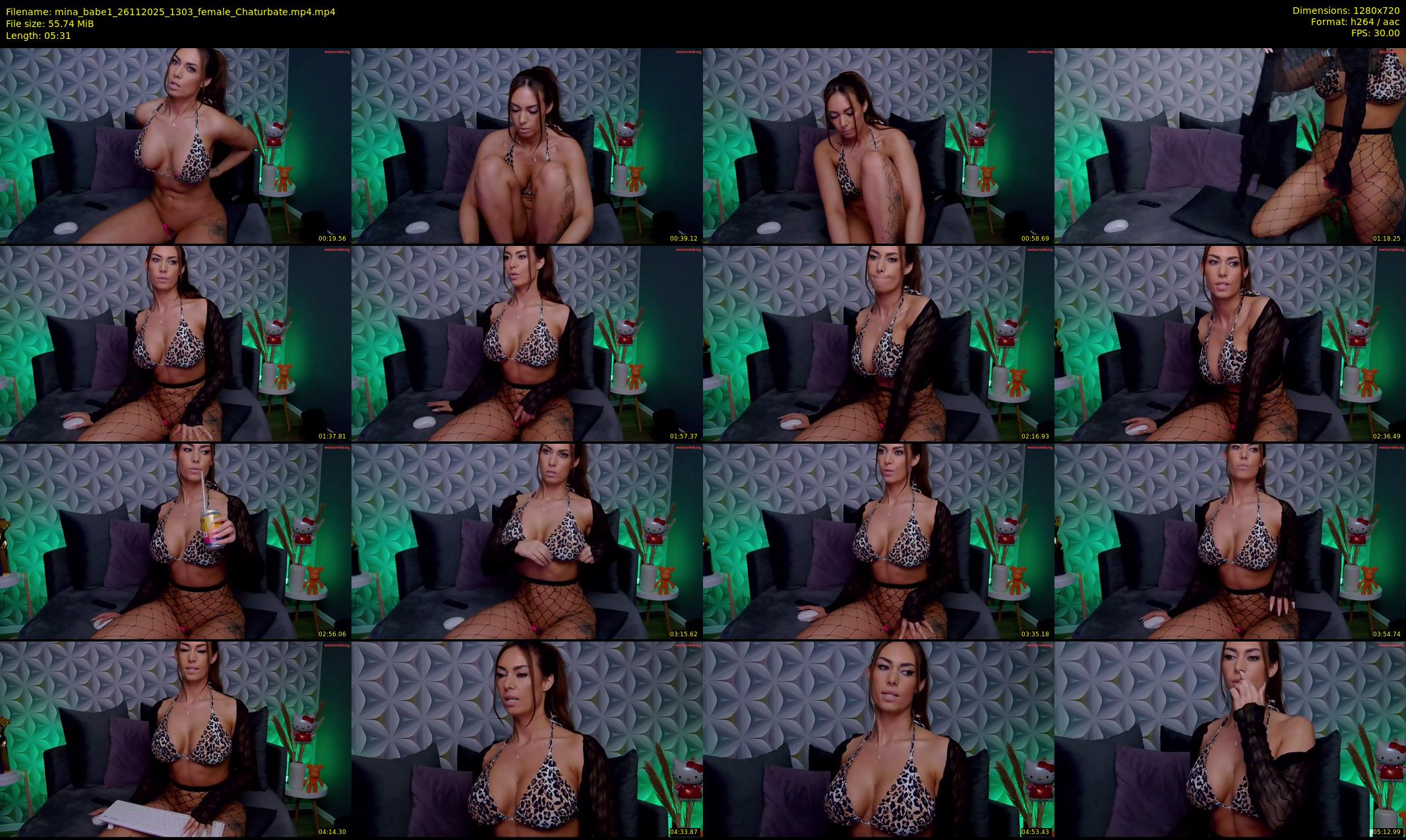 mina_babe1 — 6 minute Chaturbate female cam show recording, 720p, Nov 26, 2025