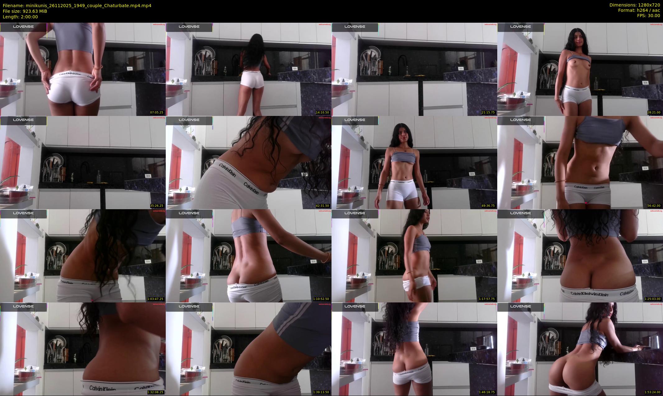minikunis — 120 minute Chaturbate couple cam show recording, 720p, Nov 26, 2025