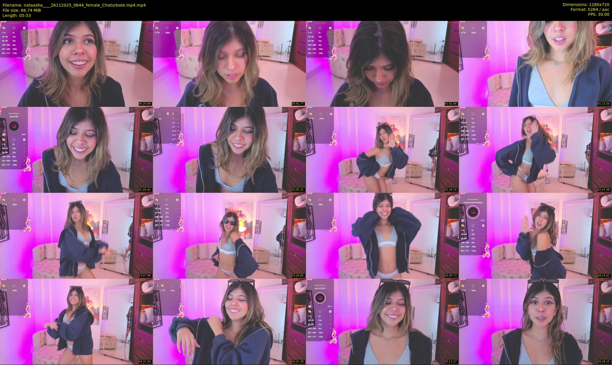 nataasha___ — 6 minute Chaturbate female cam show recording, 720p, Nov 26, 2025