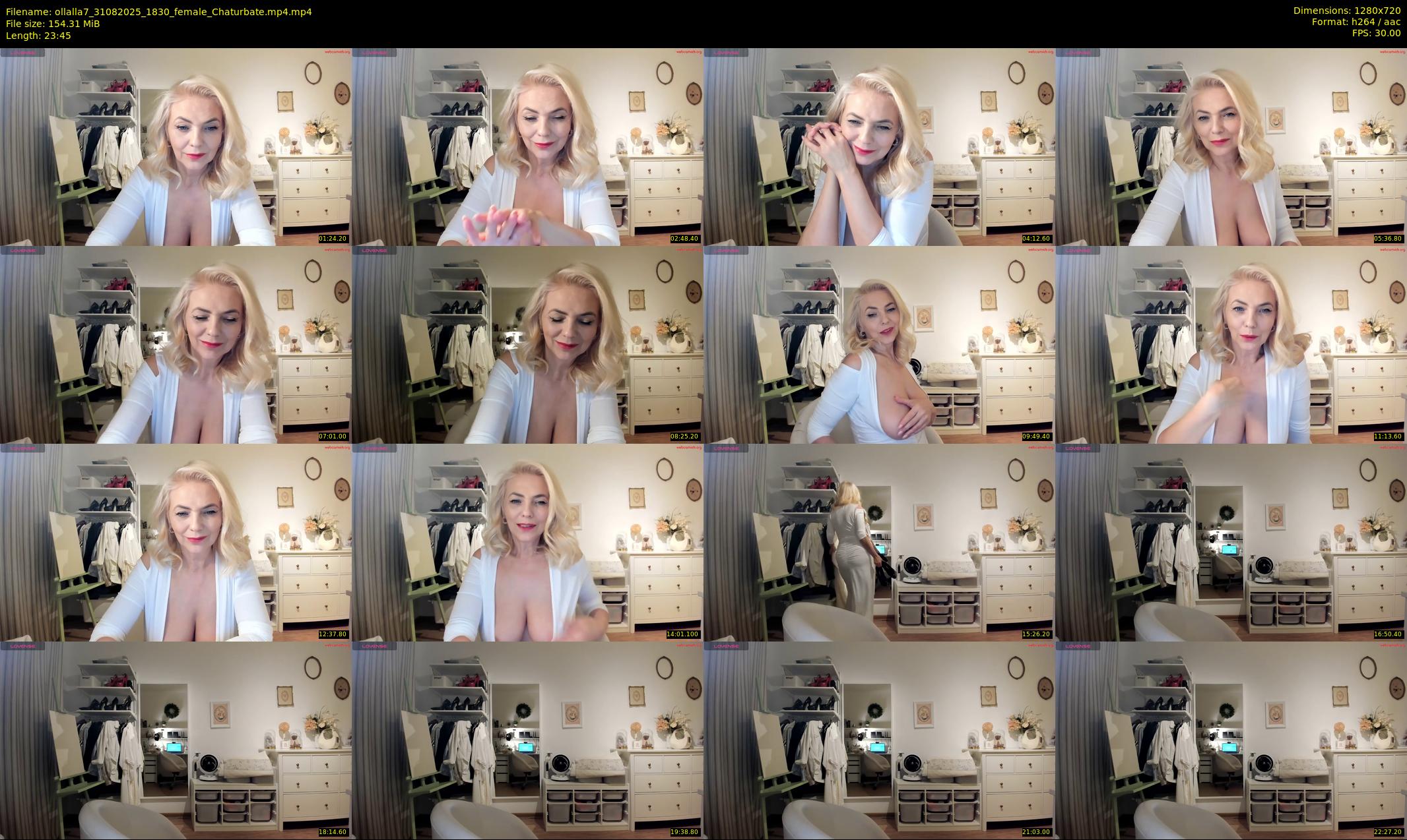 ollalla7 — 24 minute Chaturbate female cam show recording, 720p, Aug 31, 2025