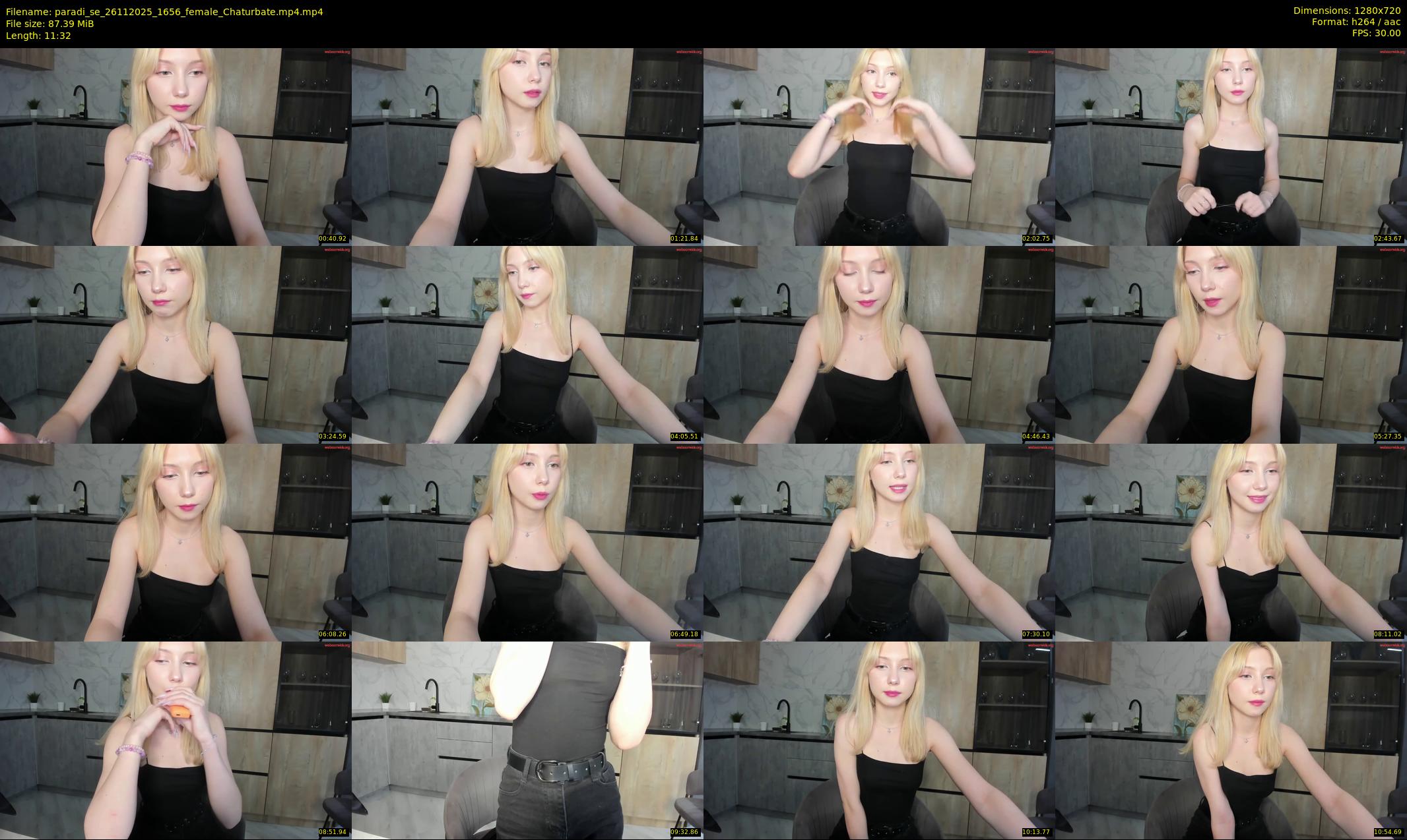 paradi_se — 12 minute Chaturbate female cam show recording, 720p, Nov 26, 2025