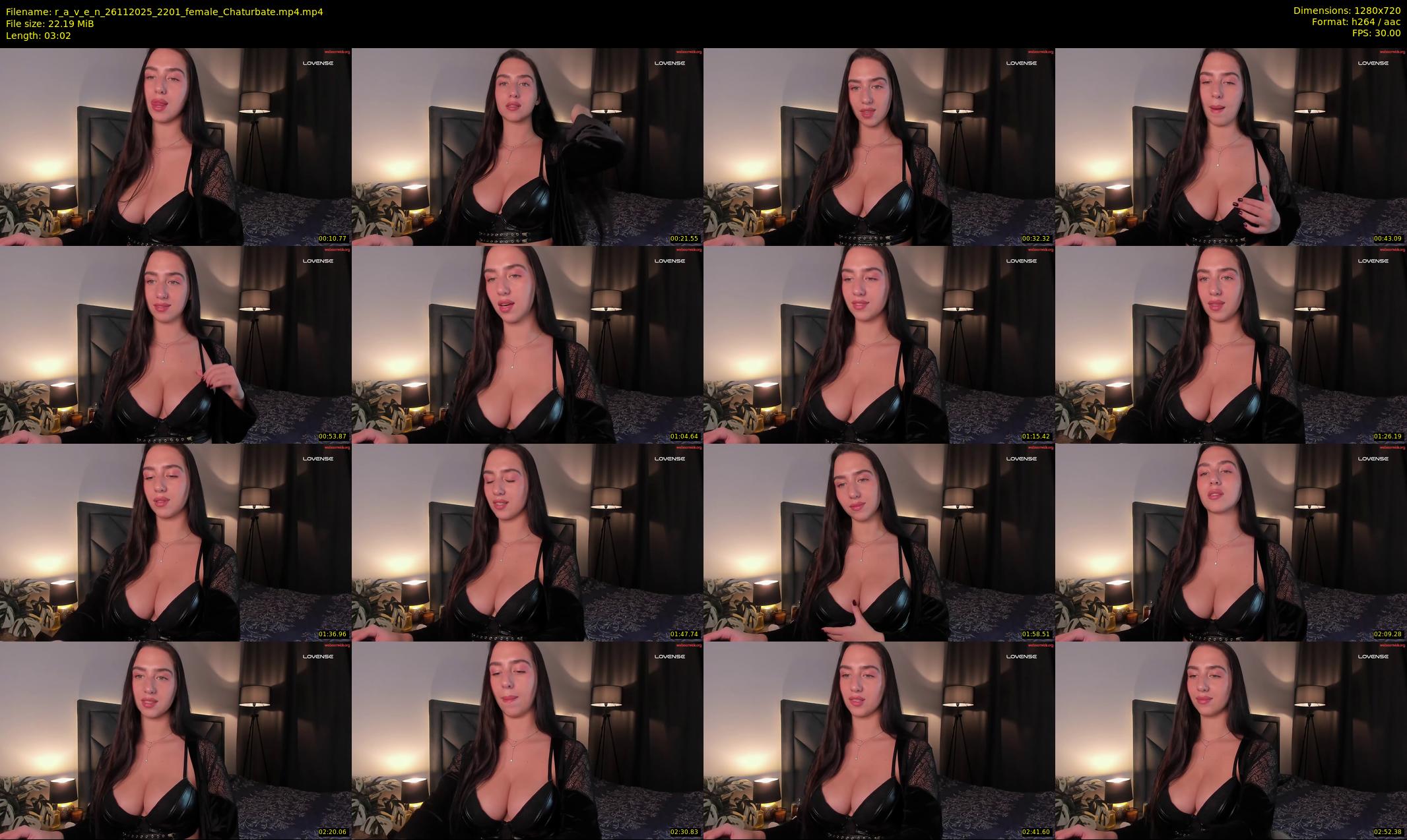 r_a_v_e_n — 4 minute Chaturbate female cam show recording, 720p, Nov 26, 2025