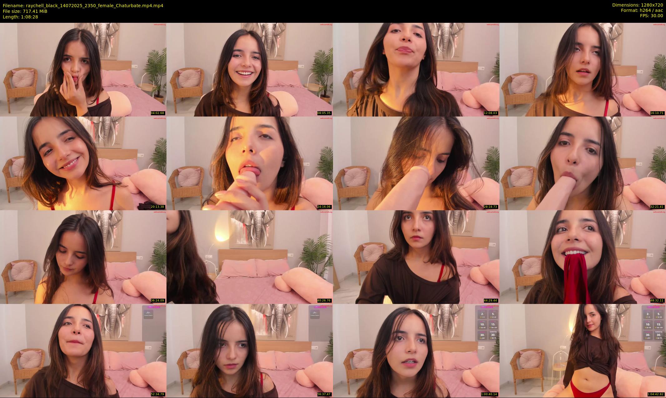 raychell_black — 69 minute Chaturbate female cam show recording, 720p, Jul 14, 2025