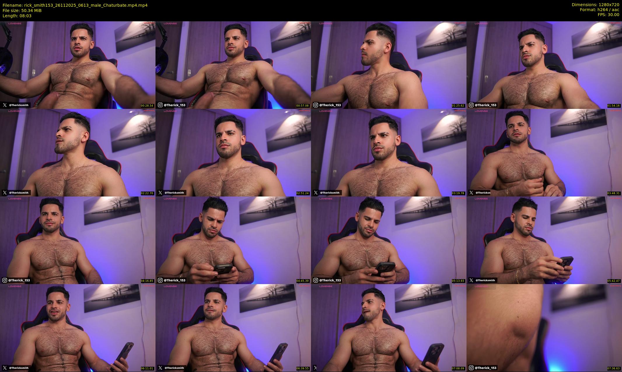 rick_smith153 — 9 minute Chaturbate male cam show recording, 720p, Nov 26, 2025