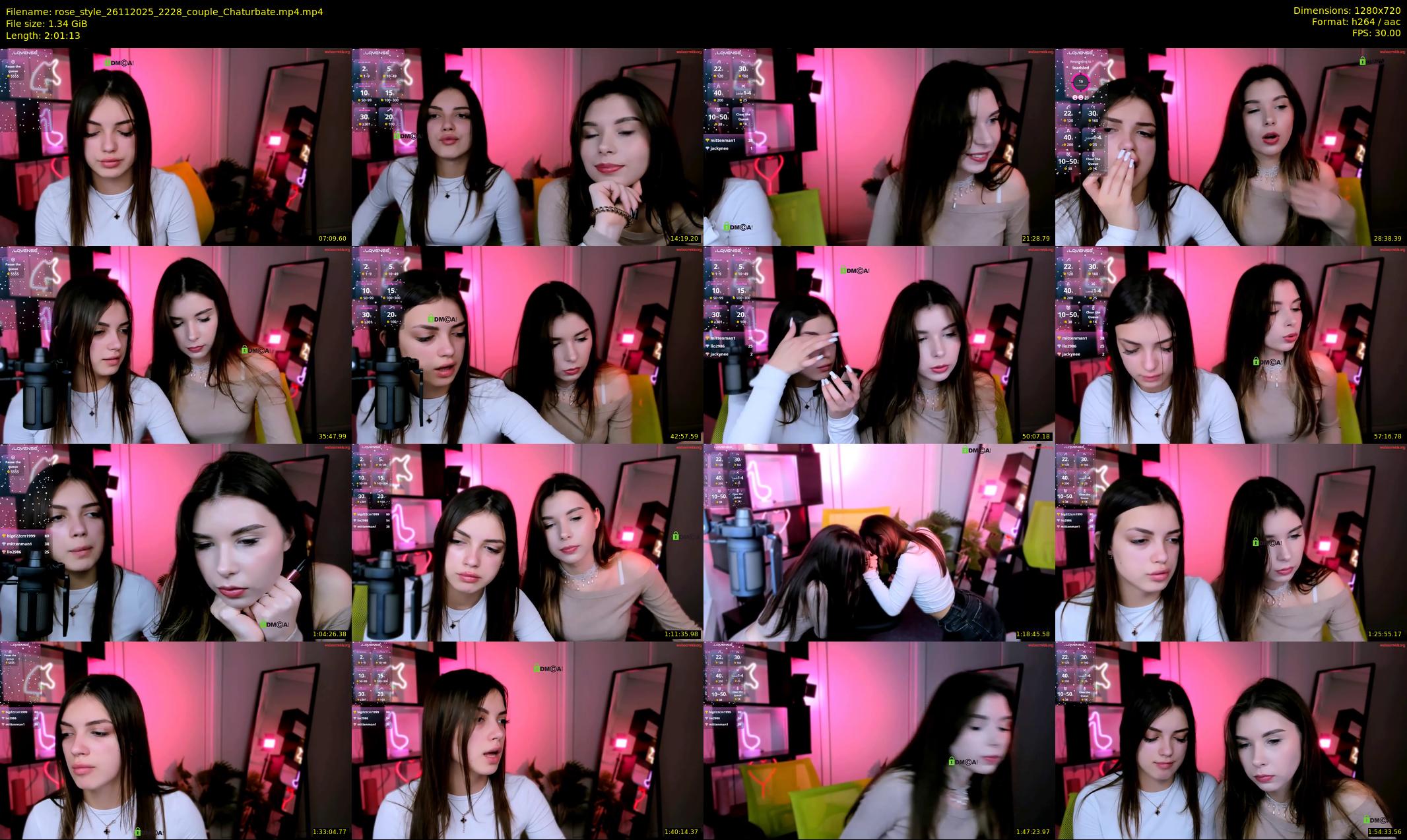 rose_style — 122 minute Chaturbate couple cam show recording, 720p, Nov 26, 2025