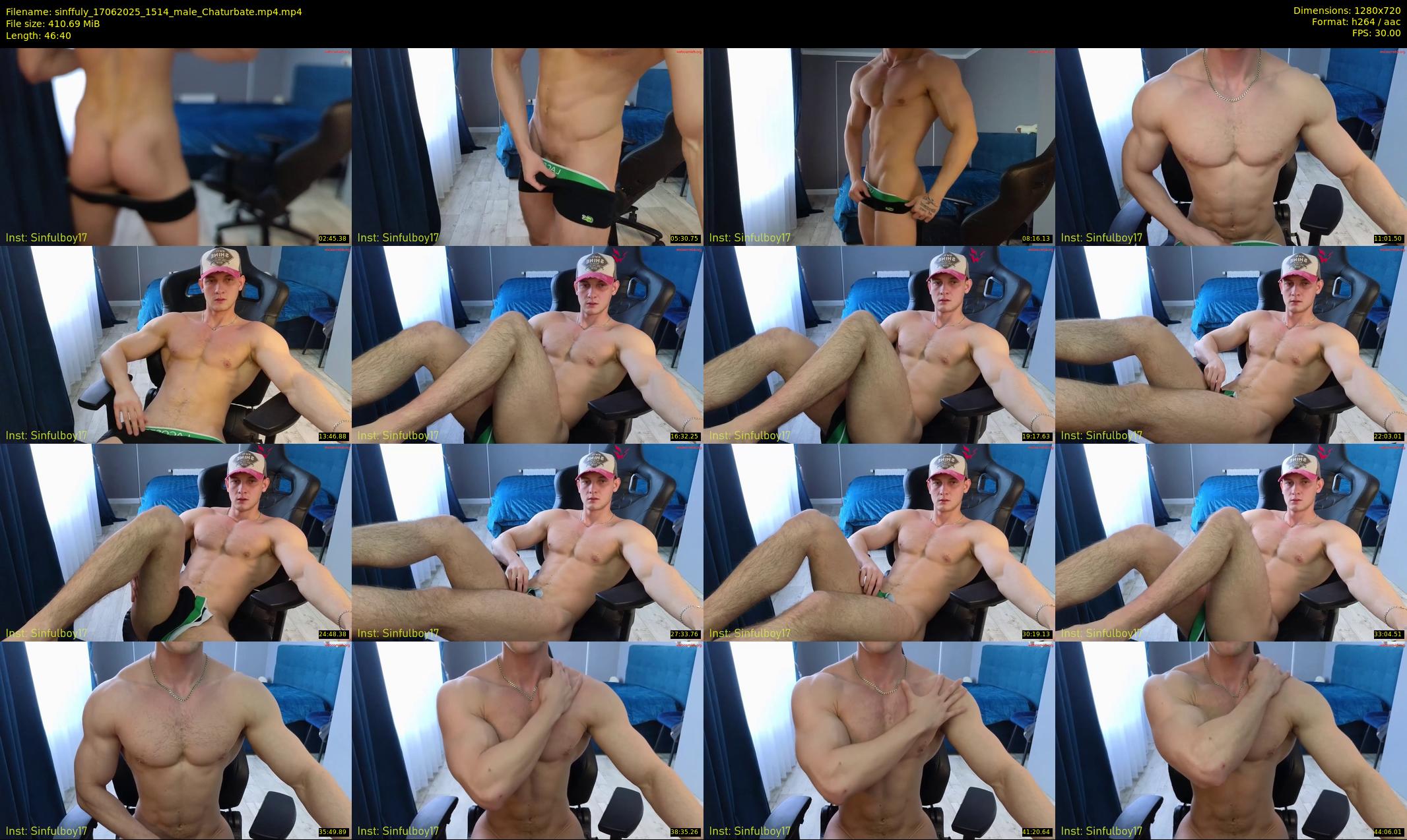 sinffuly — 47 minute Chaturbate male cam show recording, 720p, Jun 17, 2025