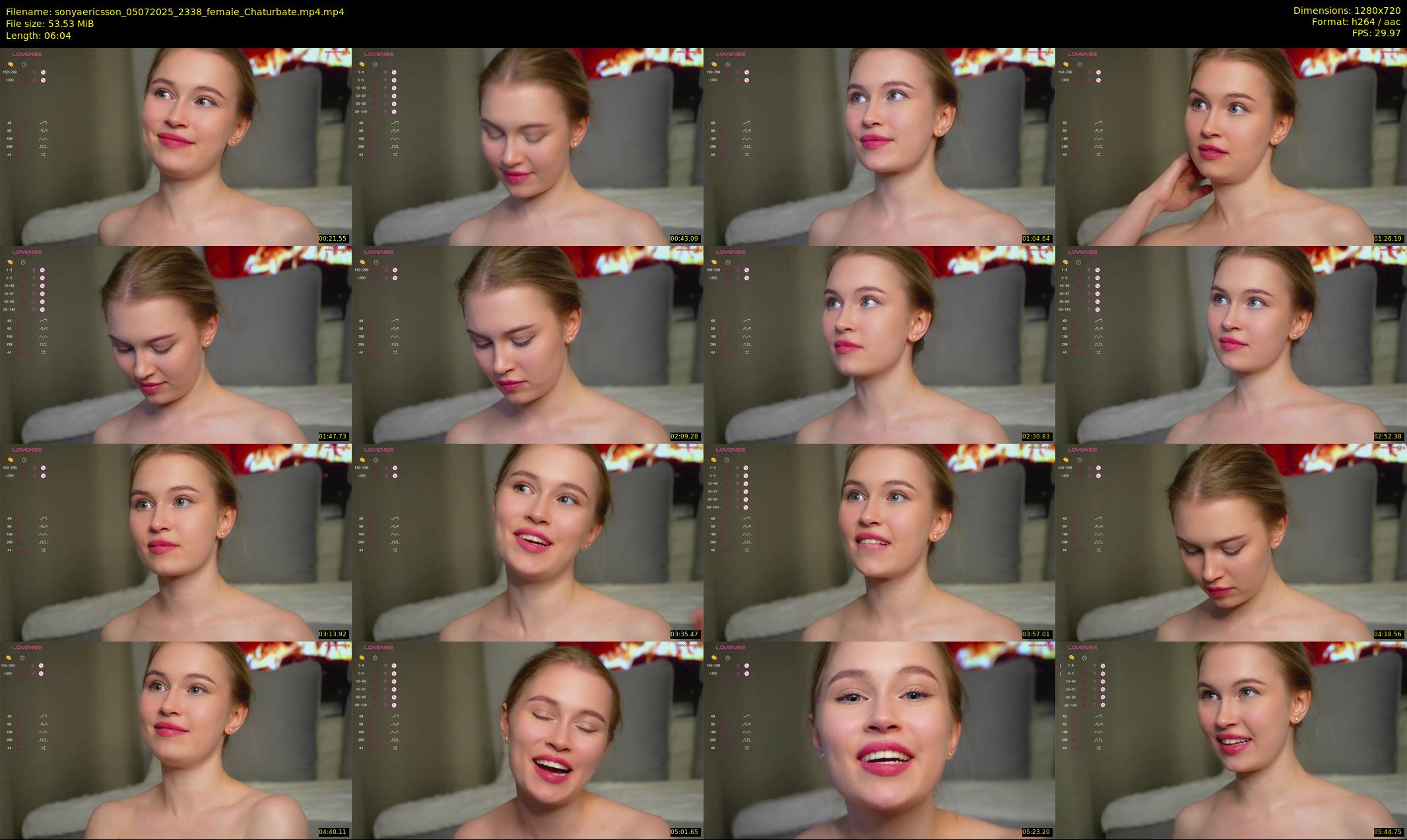 sonyaericsson — 7 minute Chaturbate female cam show recording, 720p, Jul 5, 2025
