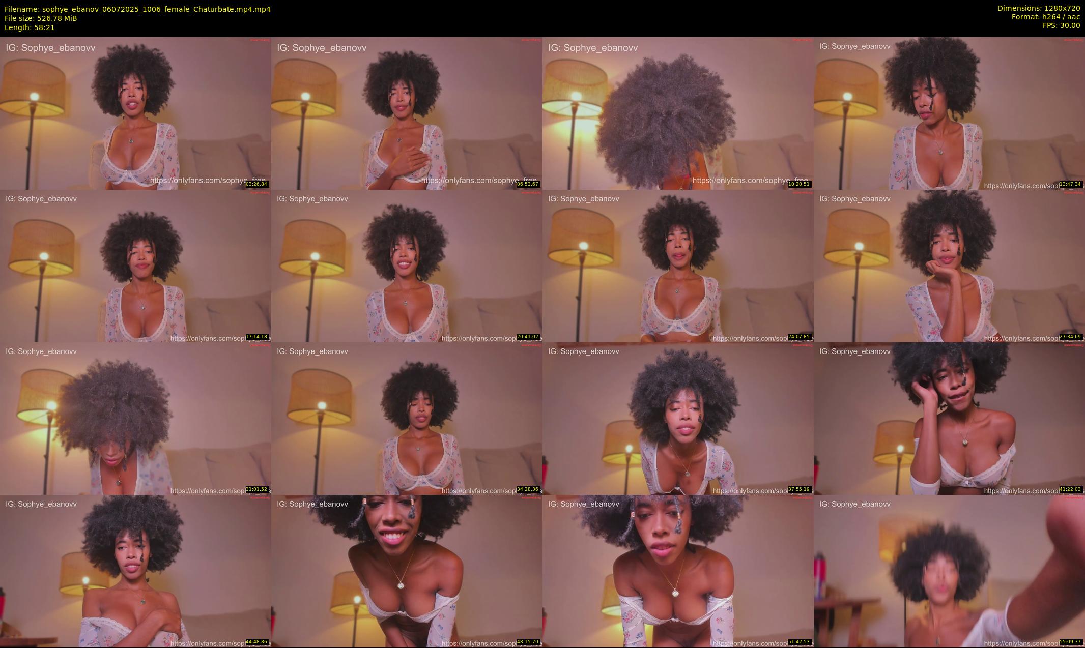 sophye_ebanov — 59 minute Chaturbate female cam show recording, 720p, Jul 6, 2025