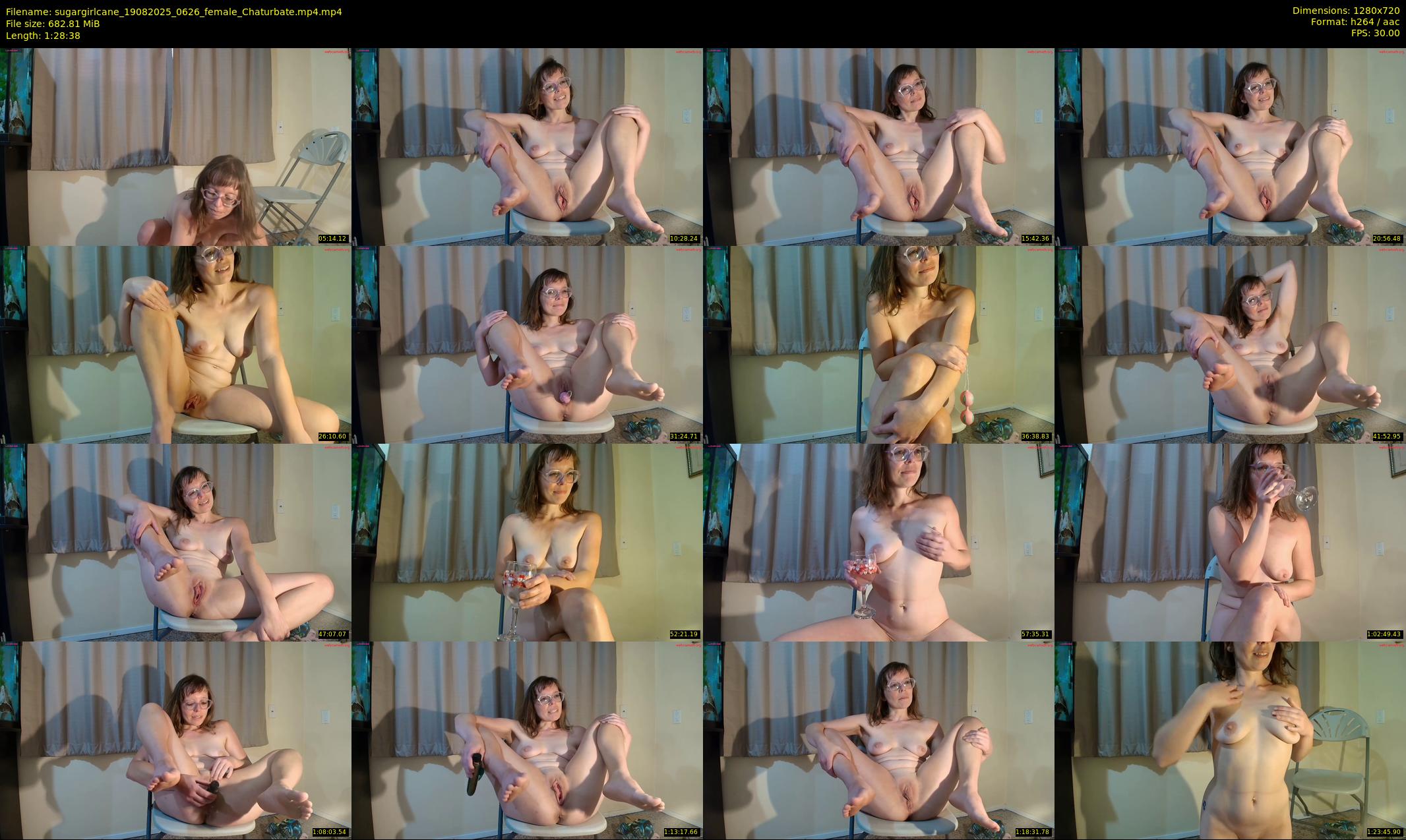 sugargirlcane — 89 minute Chaturbate female cam show recording, 720p, Aug 19, 2025