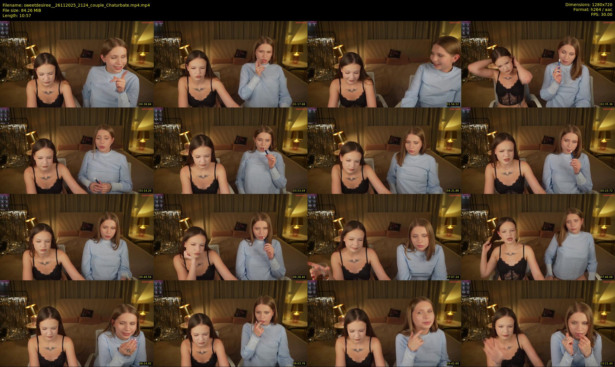 sweetdesiree_ — 11 minute Chaturbate couple cam show recording, 720p, Nov 26, 2025