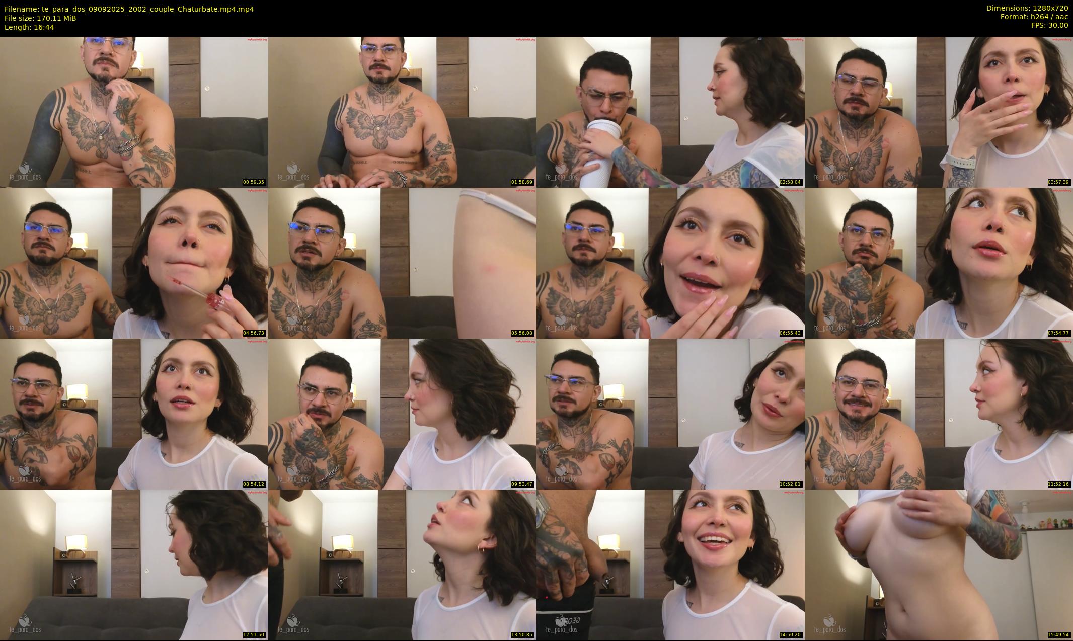 te_para_dos — 17 minute Chaturbate couple cam show recording, 720p, Sep 9, 2025