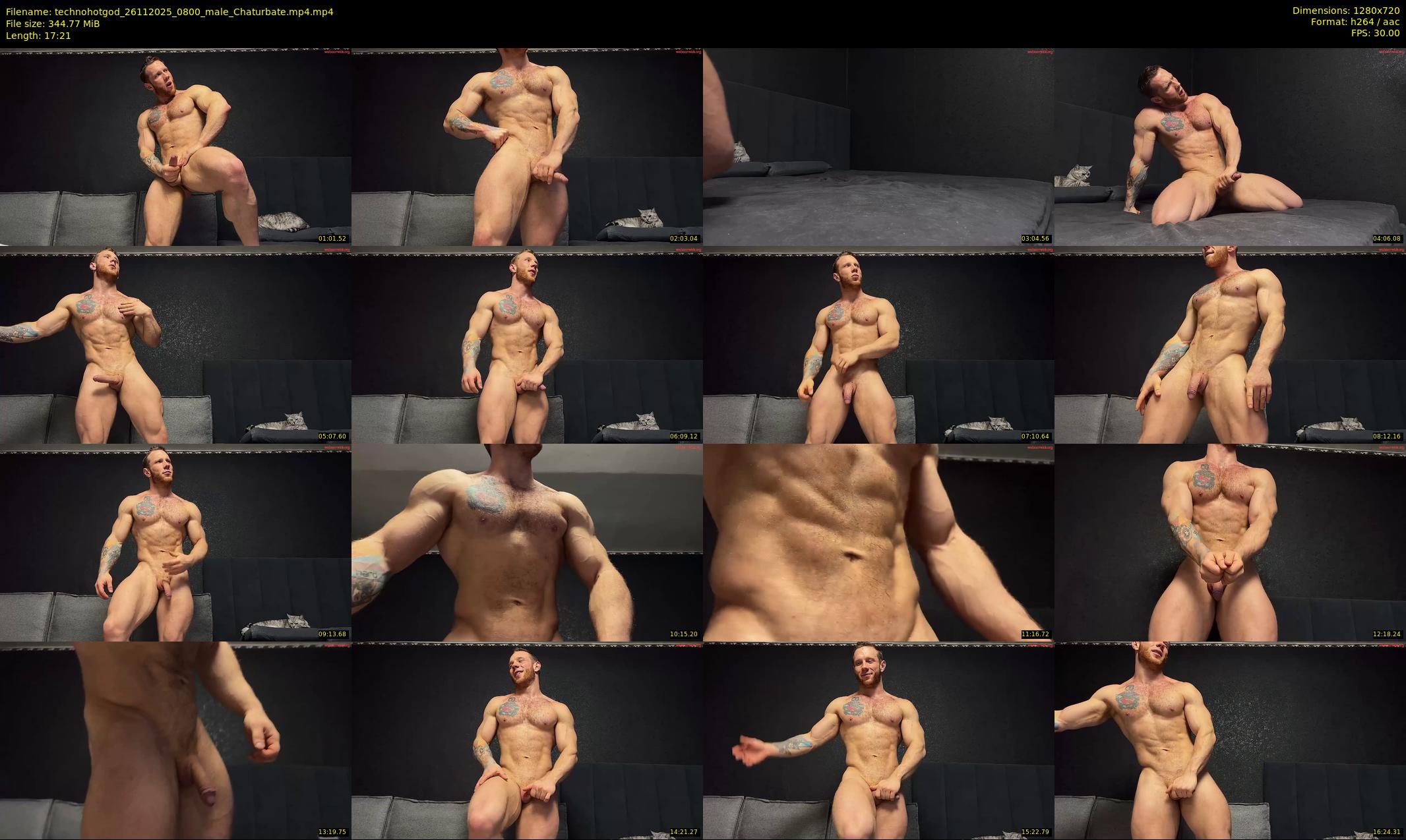 technohotgod — 18 minute Chaturbate male cam show recording, 720p, Nov 26, 2025