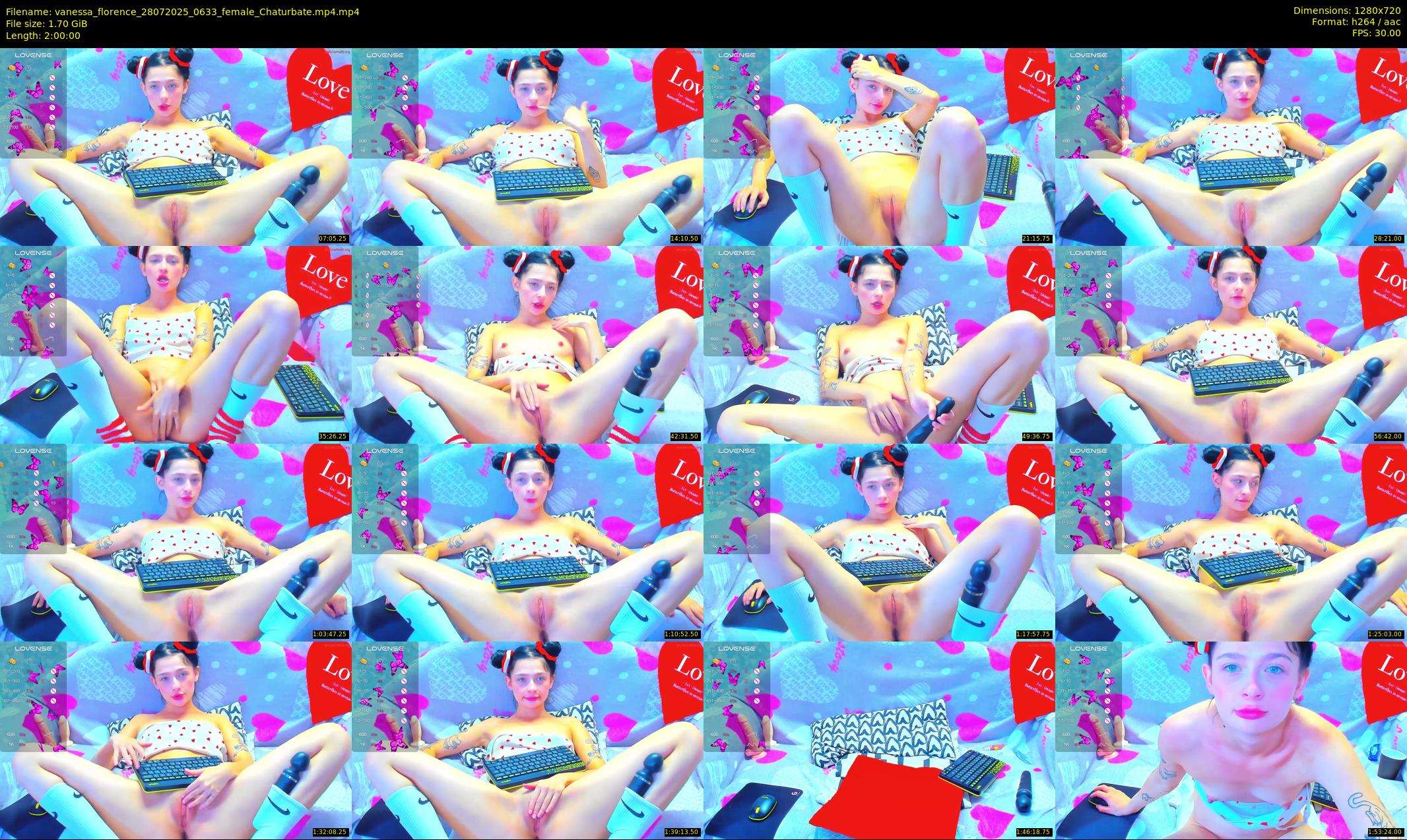 vanessa_florence — 120 minute Chaturbate female cam show recording, 720p, Jul 28, 2025