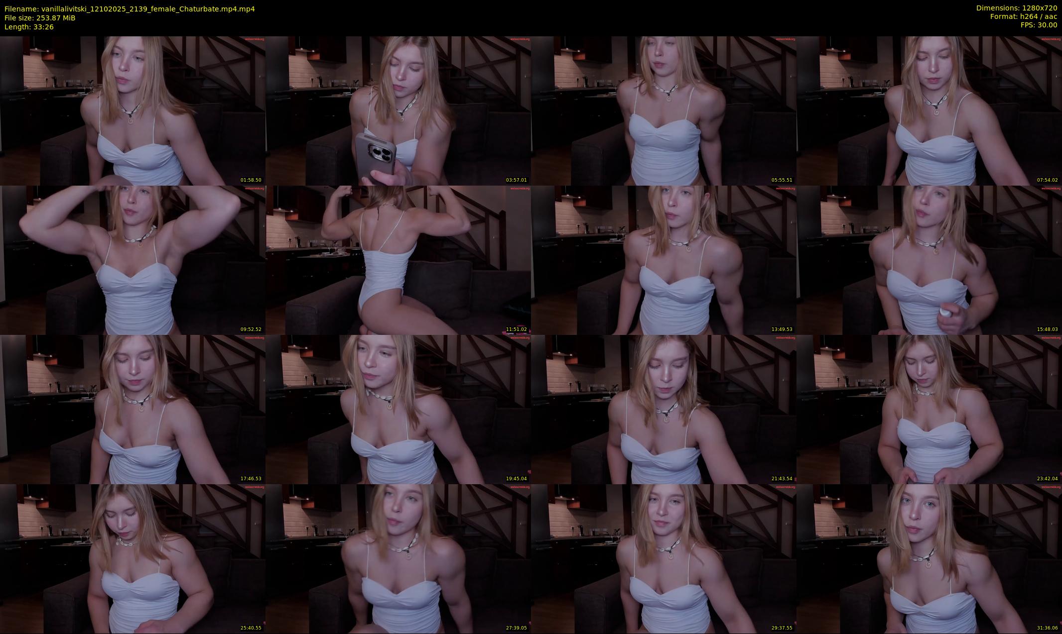 vanillalivitski — 34 minute Chaturbate female cam show recording, 720p, Oct 12, 2025