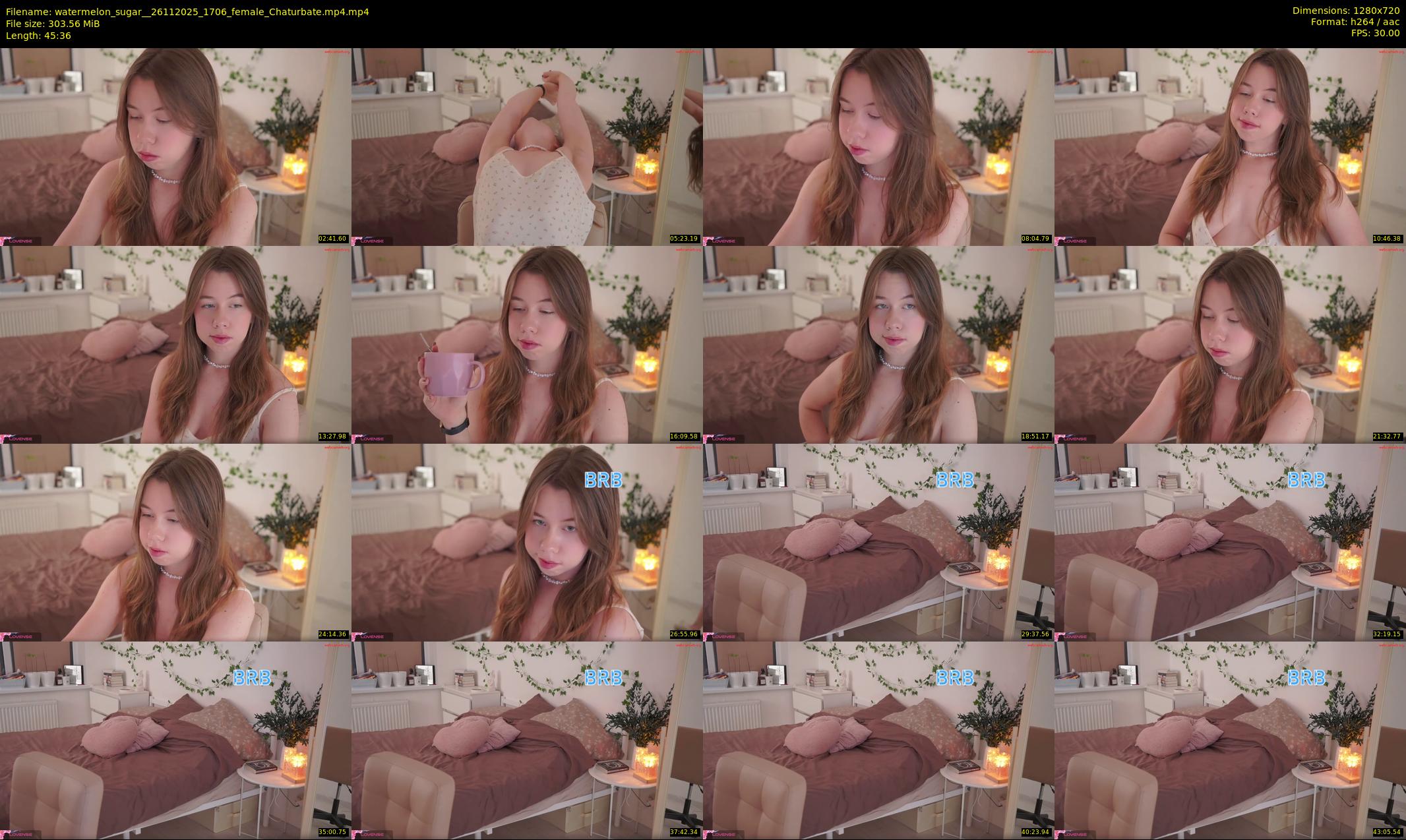 watermelon_sugar_ — 46 minute Chaturbate female cam show recording, 720p, Nov 26, 2025