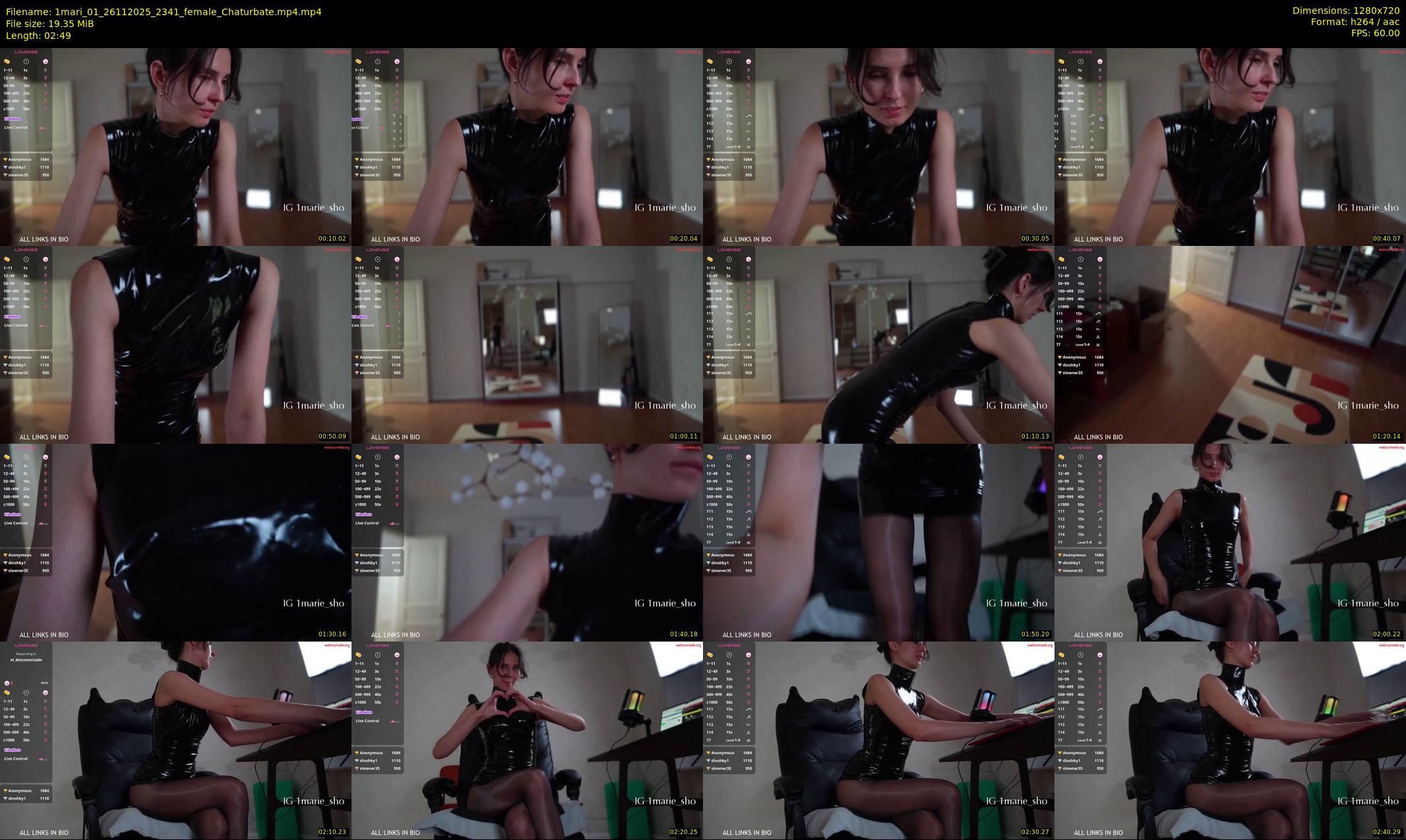 1mari_01 — 3 minute Chaturbate female cam show recording, 720p, Nov 26, 2025