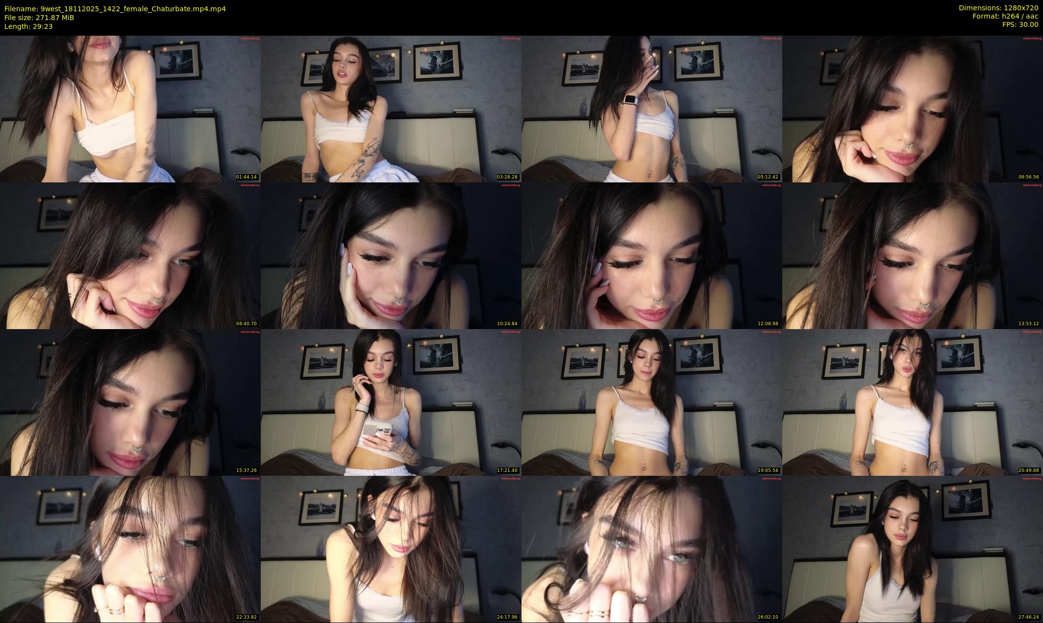 9west — 30 minute Chaturbate female cam show recording, 720p, Nov 18, 2025
