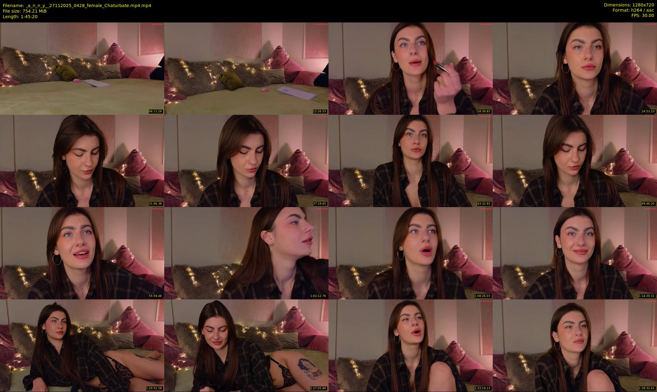 _a_n_n_y_ — 106 minute Chaturbate female cam show recording, 720p, Nov 27, 2025