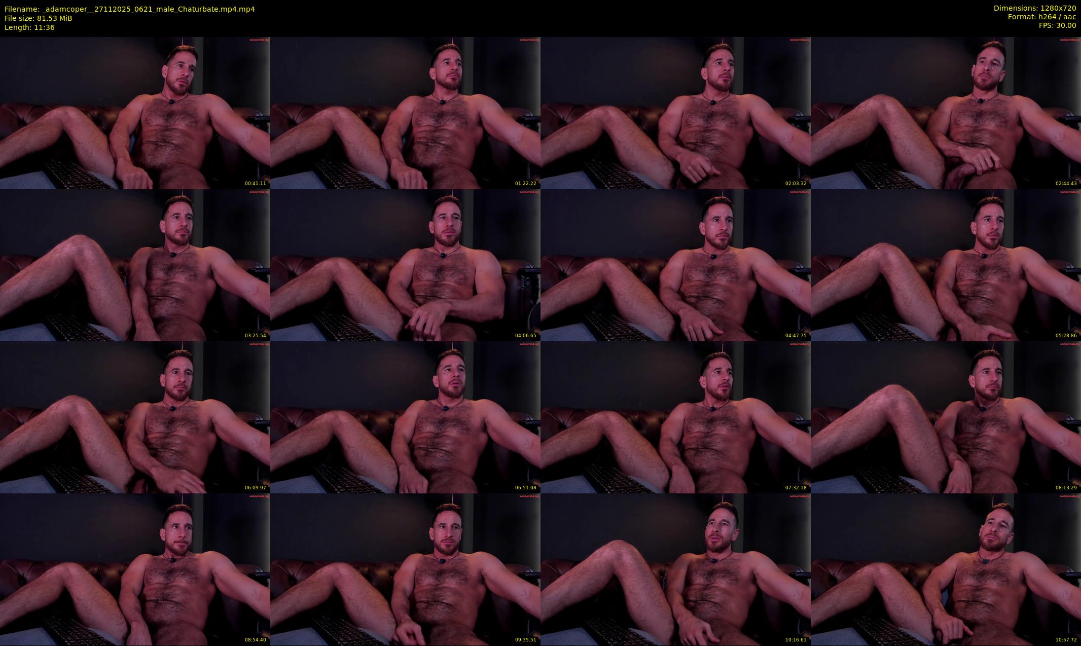 _adamcoper_ — 12 minute Chaturbate male cam show recording, 720p, Nov 27, 2025