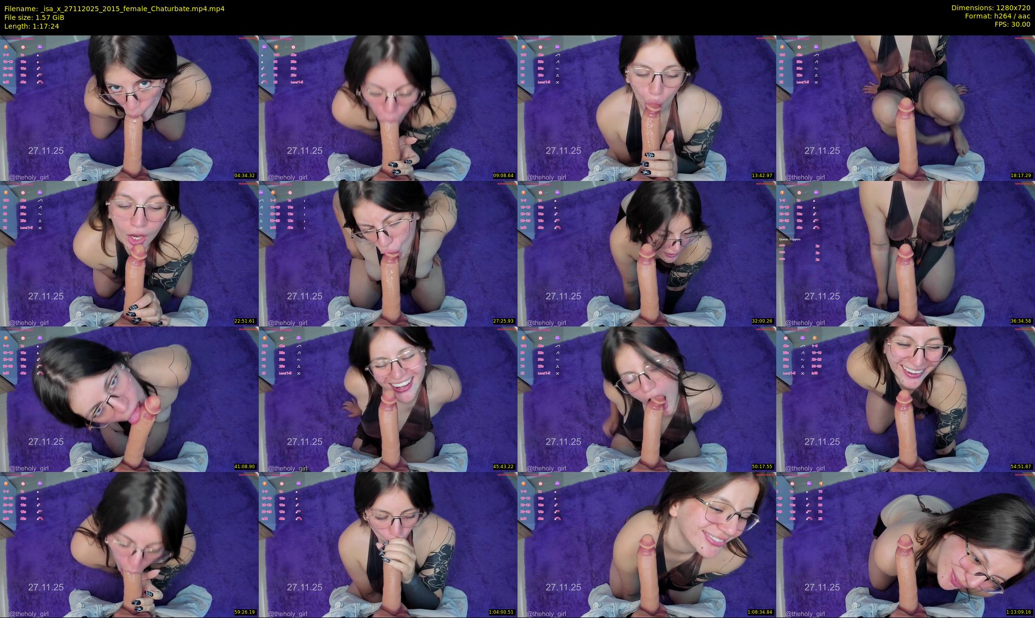 _isa_x — 78 minute Chaturbate female cam show recording, 720p, Nov 27, 2025