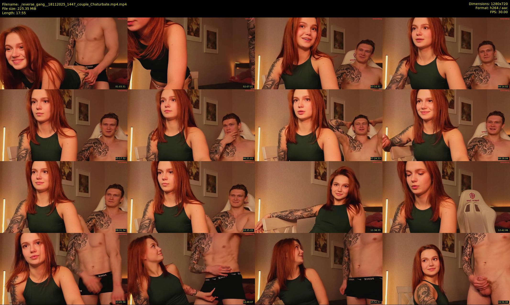 _reverse_gang_ — 18 minute Chaturbate couple cam show recording, 720p, Nov 18, 2025