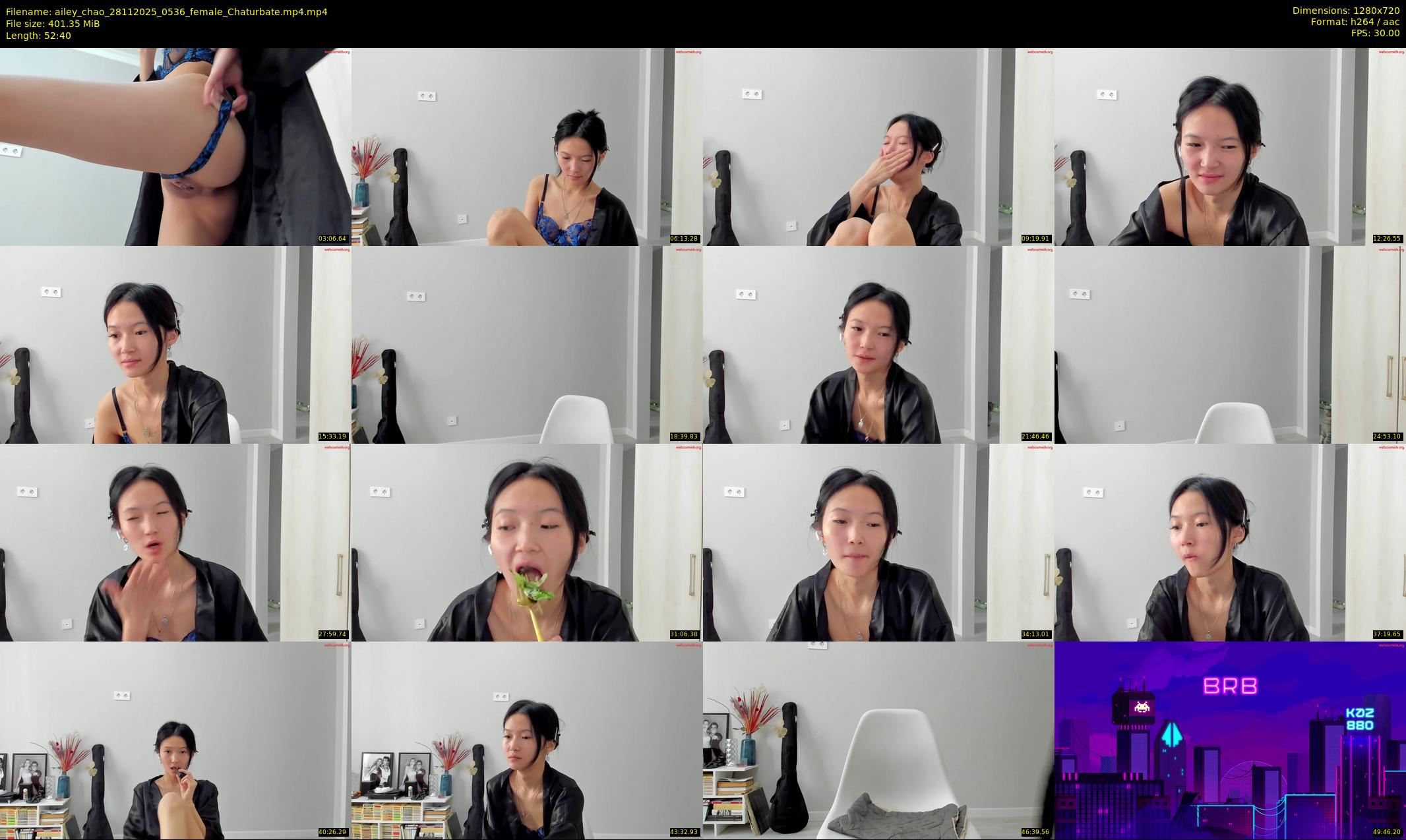 ailey_chao — 53 minute Chaturbate female cam show recording, 720p, Nov 28, 2025