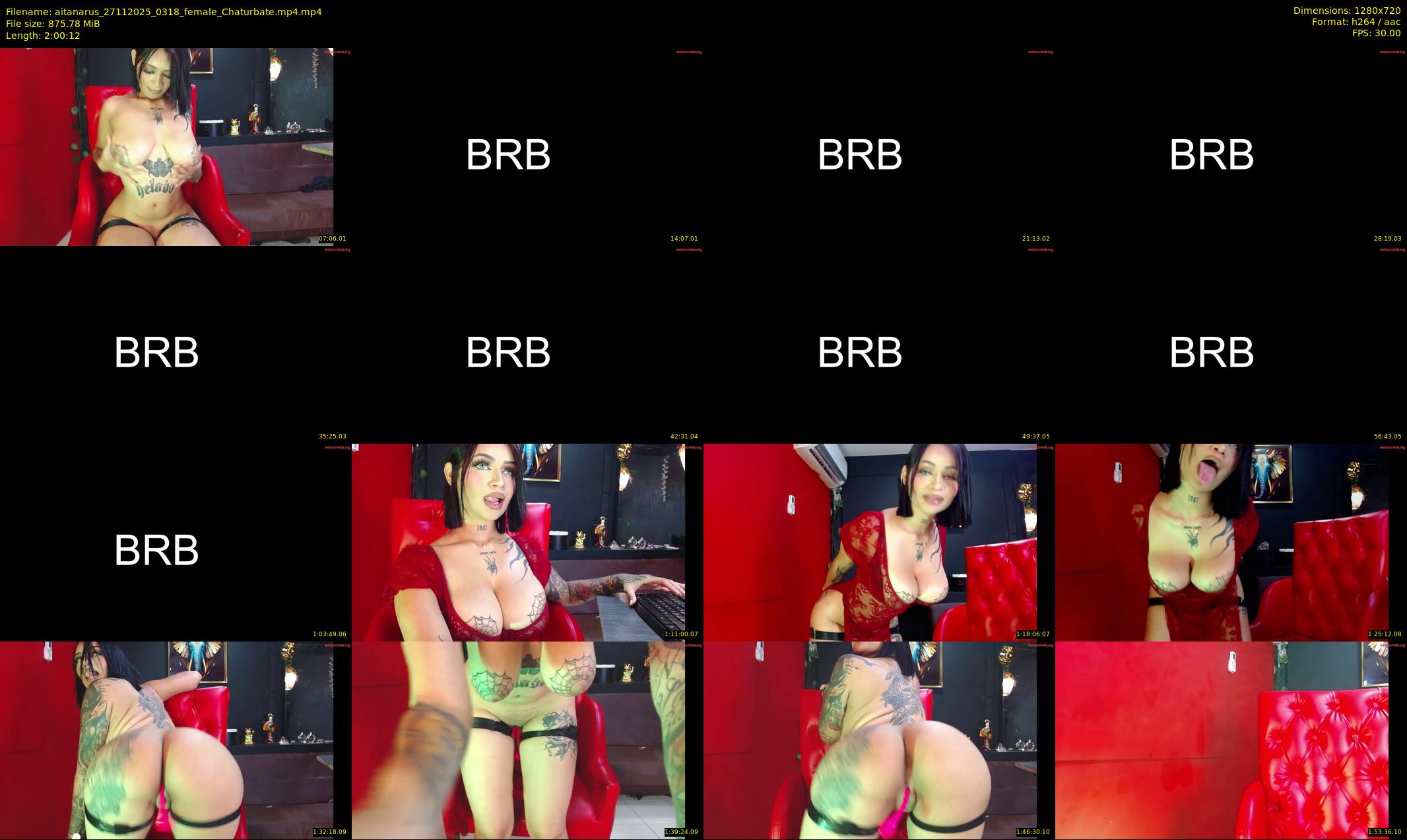 aitanarus — 121 minute Chaturbate female cam show recording, 720p, Nov 27, 2025