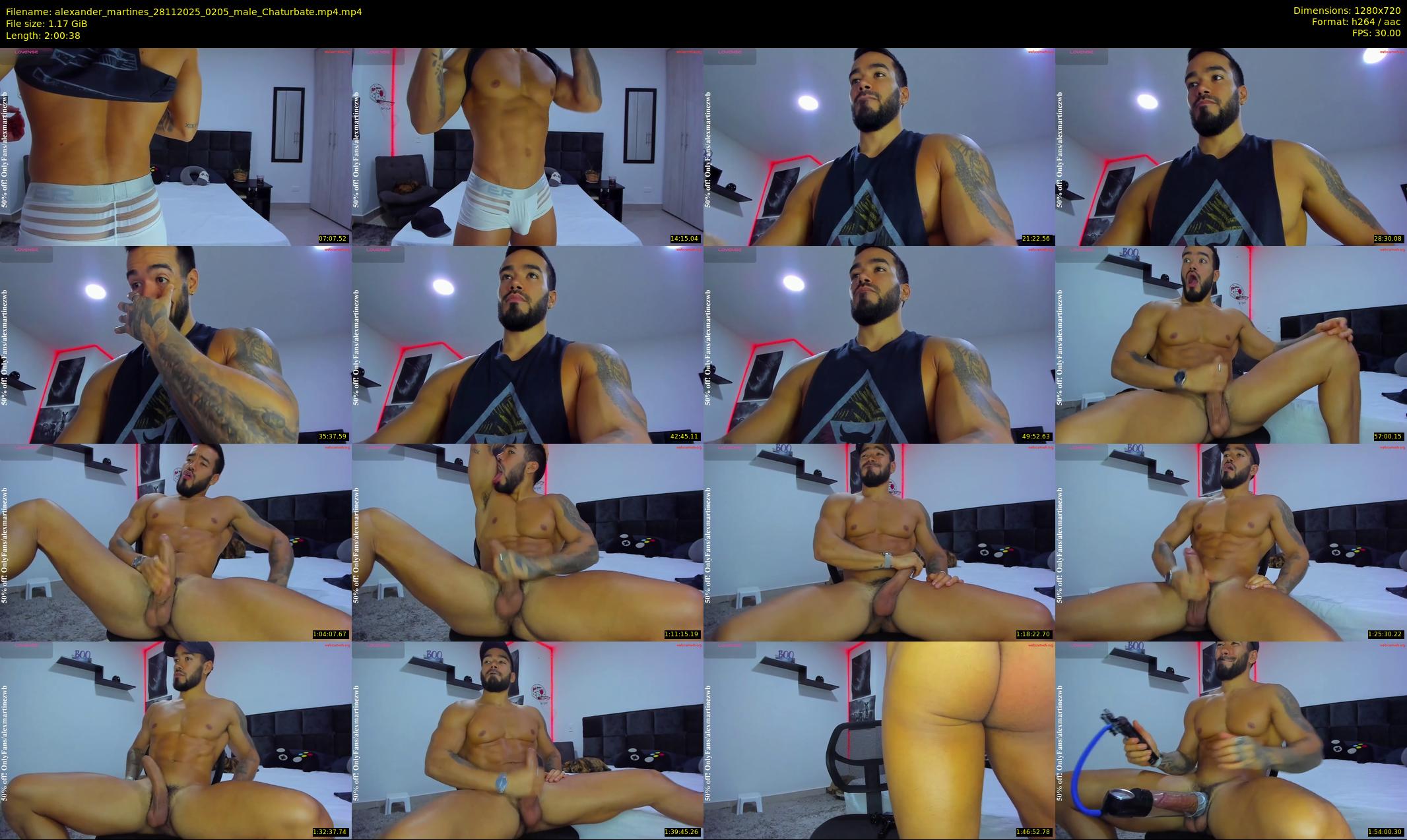 alexander_martines — 121 minute Chaturbate male cam show recording, 720p, Nov 28, 2025