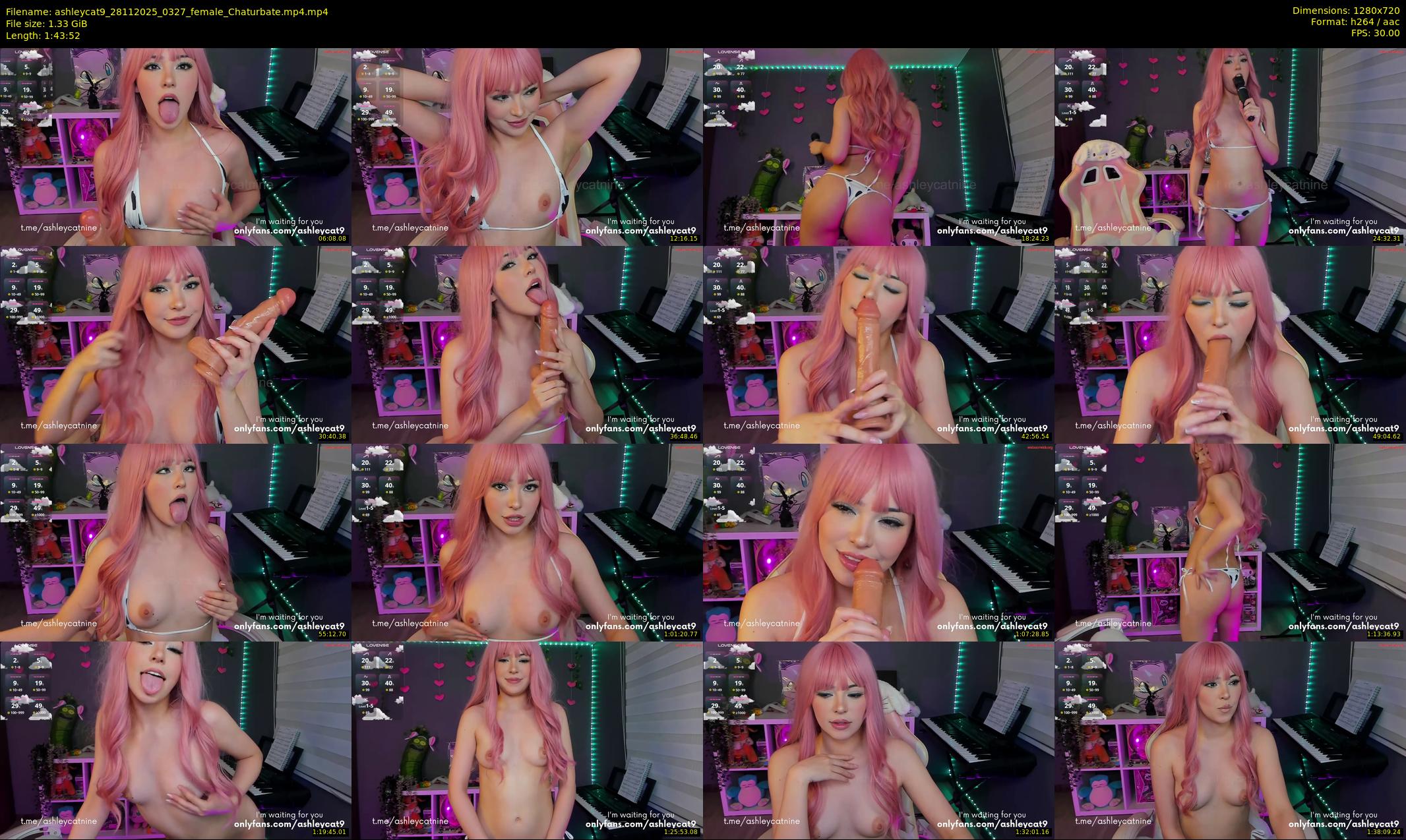 ashleycat9 — 104 minute Chaturbate female cam show recording, 720p, Nov 28, 2025