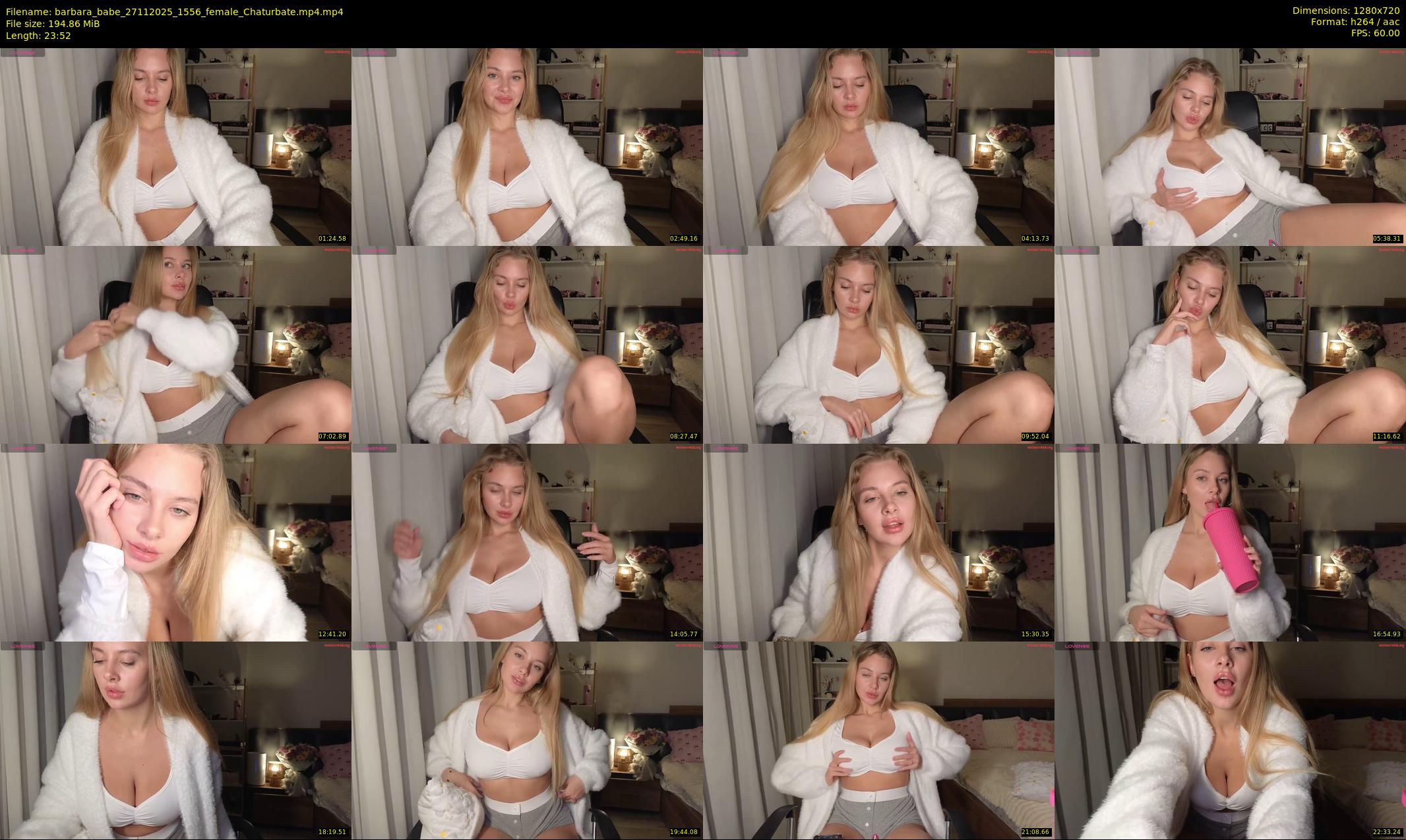 barbara_babe — 24 minute Chaturbate female cam show recording, 720p, Nov 27, 2025