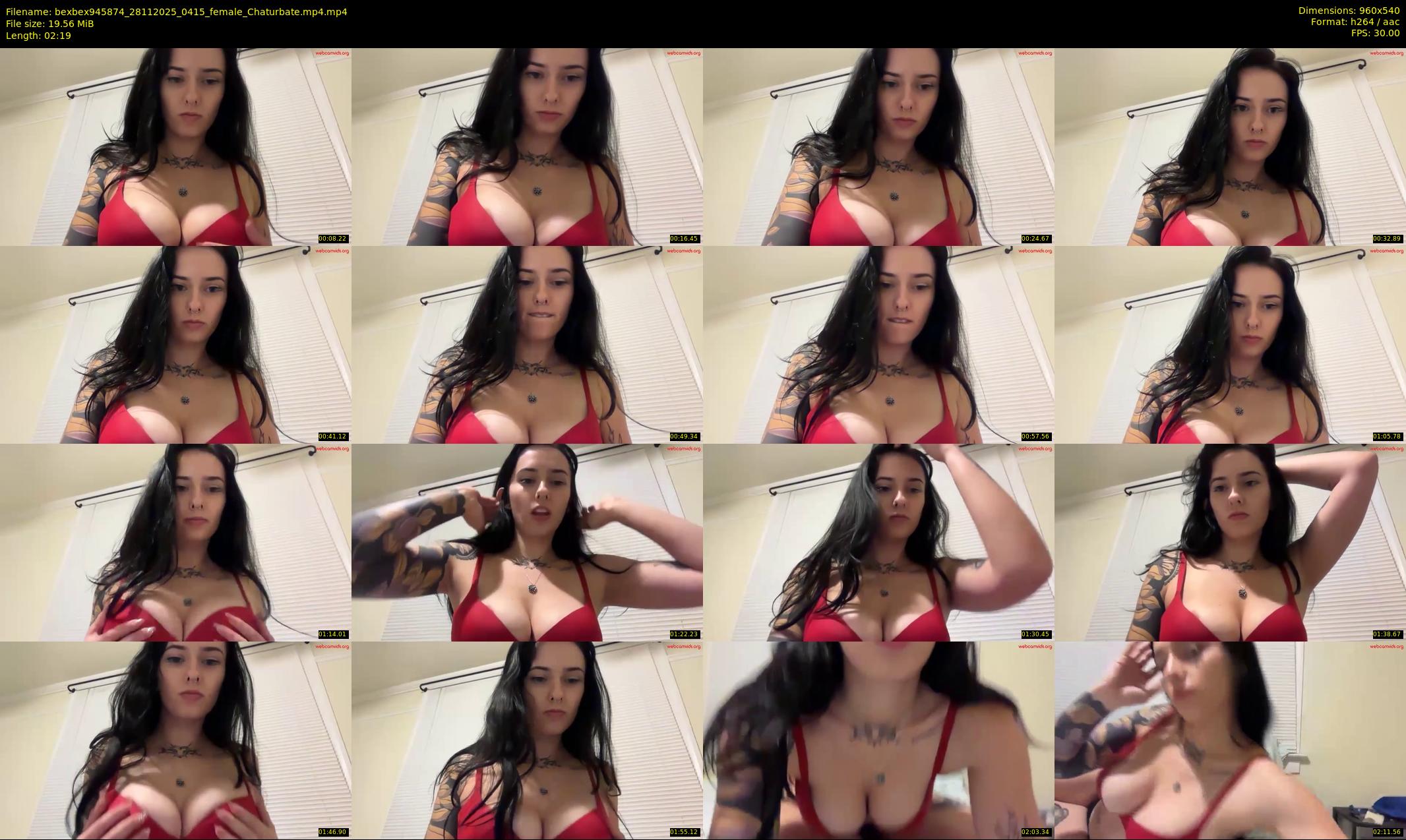 bexbex945874 — 3 minute Chaturbate female cam show recording, 480p, Nov 28, 2025