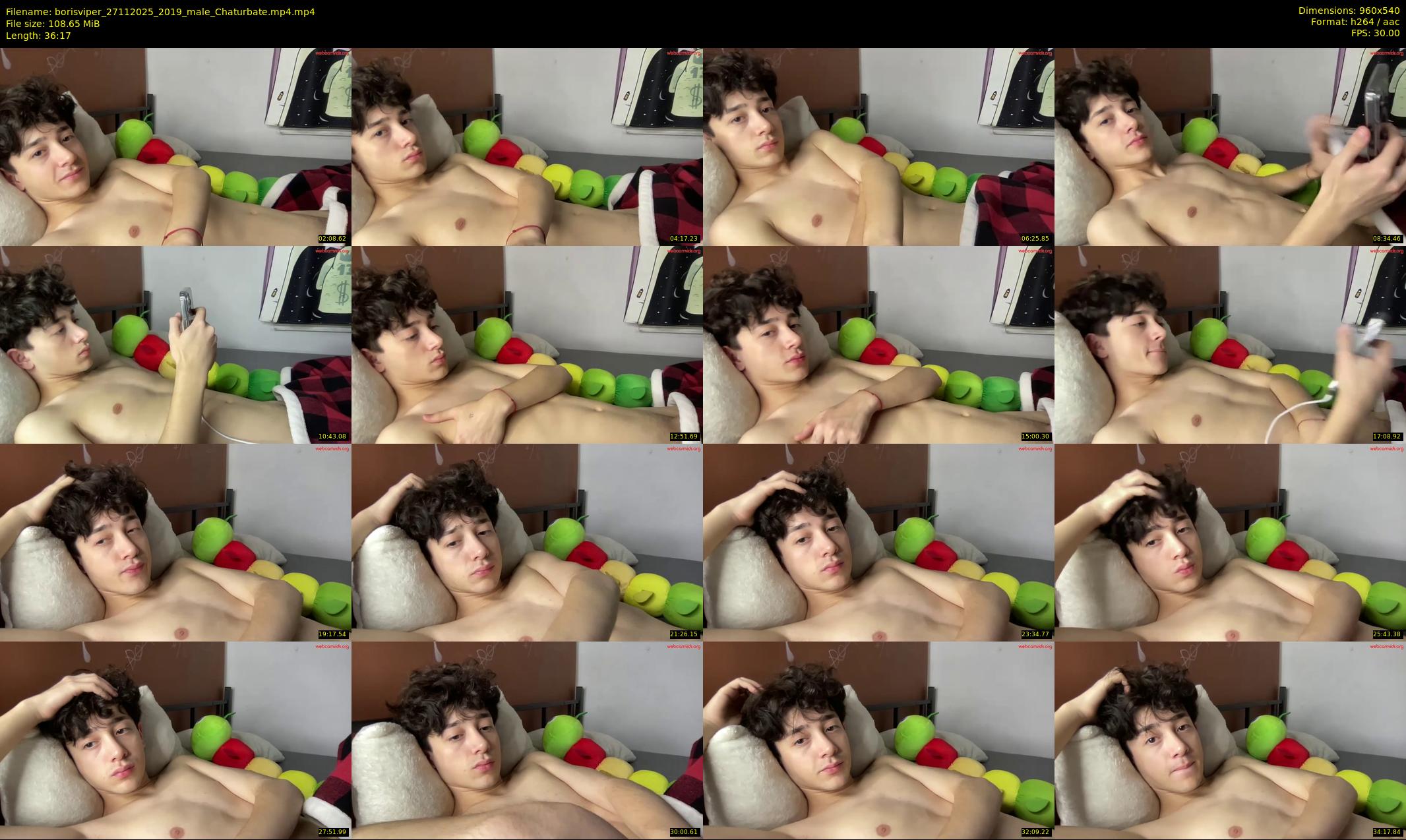 borisviper — 37 minute Chaturbate male cam show recording, 480p, Nov 27, 2025