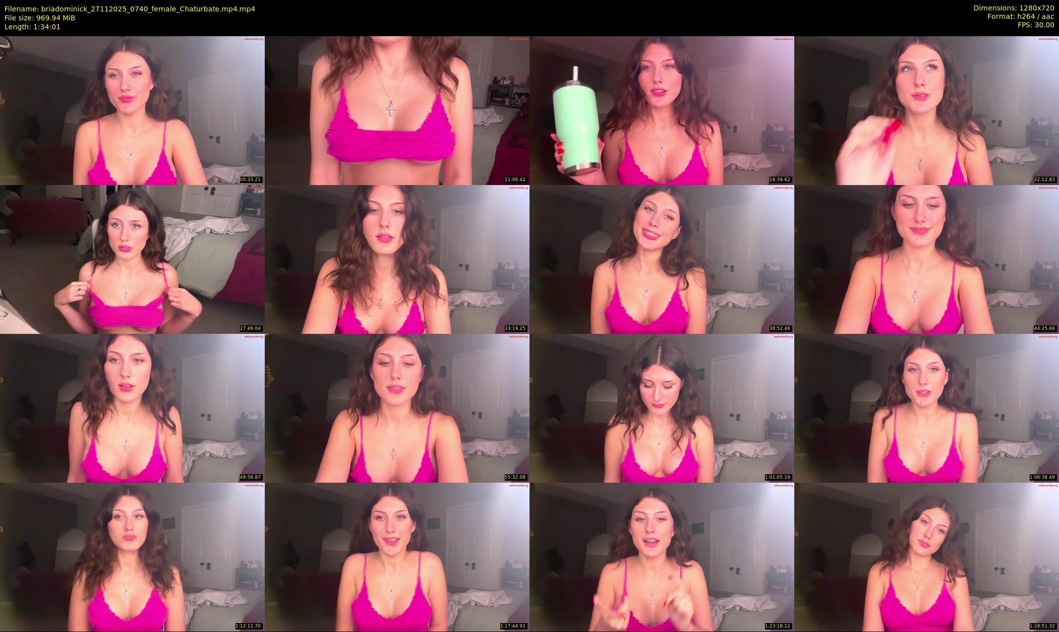 briadominick — 95 minute Chaturbate couple cam show recording, 720p, Nov 27, 2025