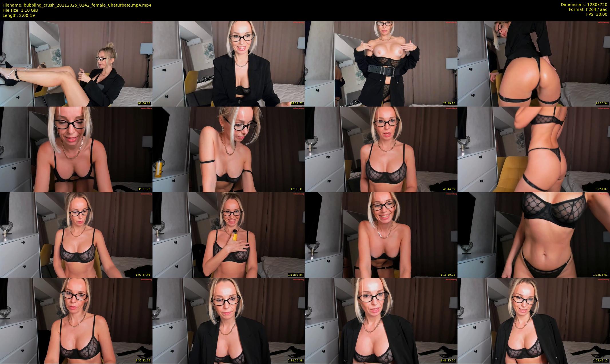 bubbling_crush — 121 minute Chaturbate female cam show recording, 720p, Nov 28, 2025