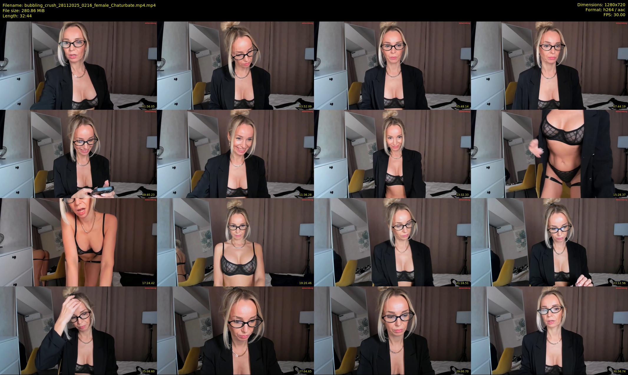 bubbling_crush — 33 minute Chaturbate female cam show recording, 720p, Nov 28, 2025