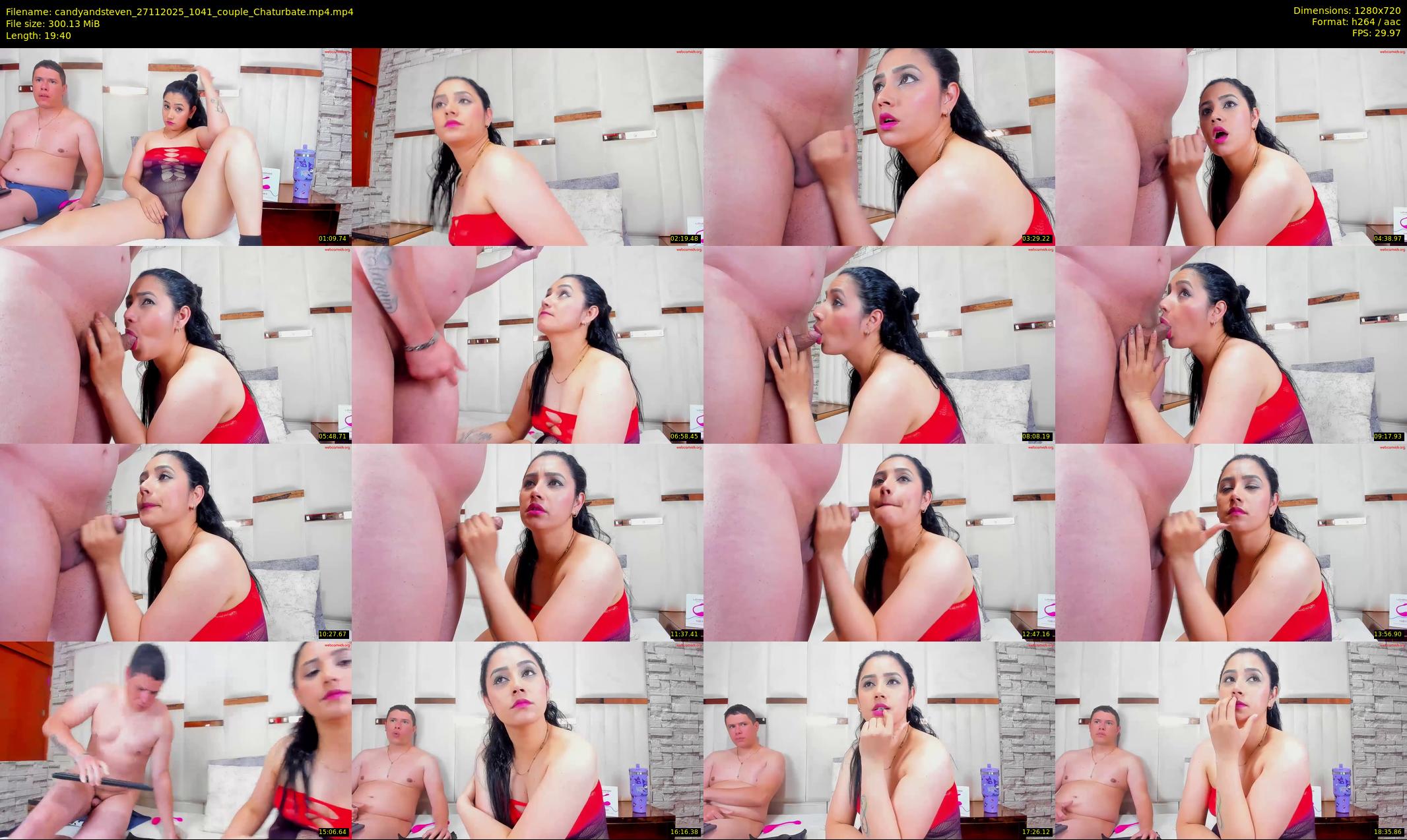 candyandsteven — 20 minute Chaturbate couple cam show recording, 720p, Nov 27, 2025